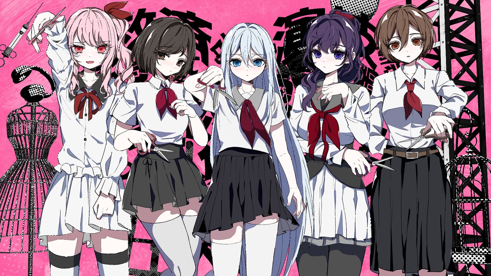 失敗作少女✂ニーゴ插画图片壁纸