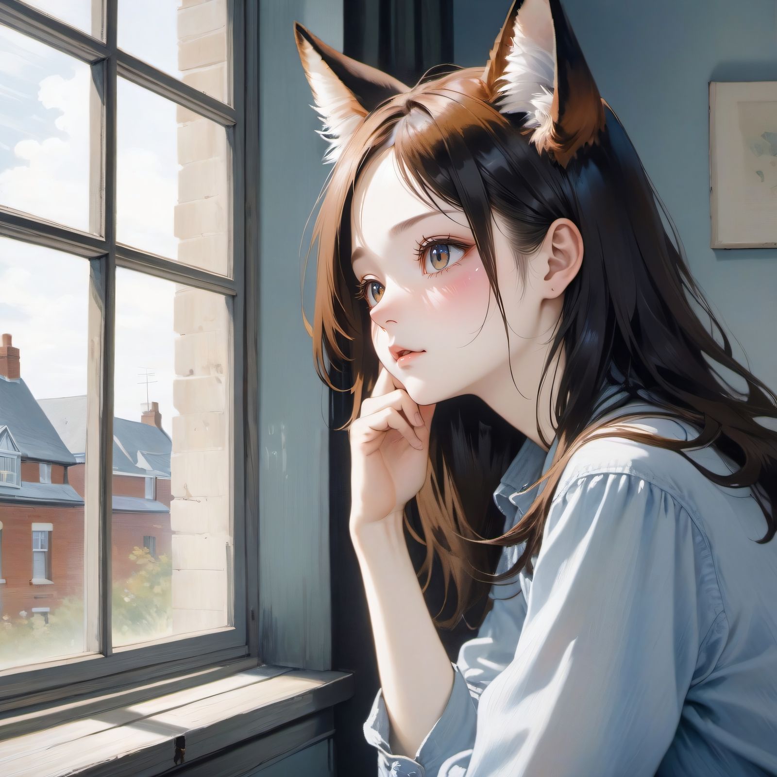 层次感对比13（材质+……压制ai味）插画图片壁纸