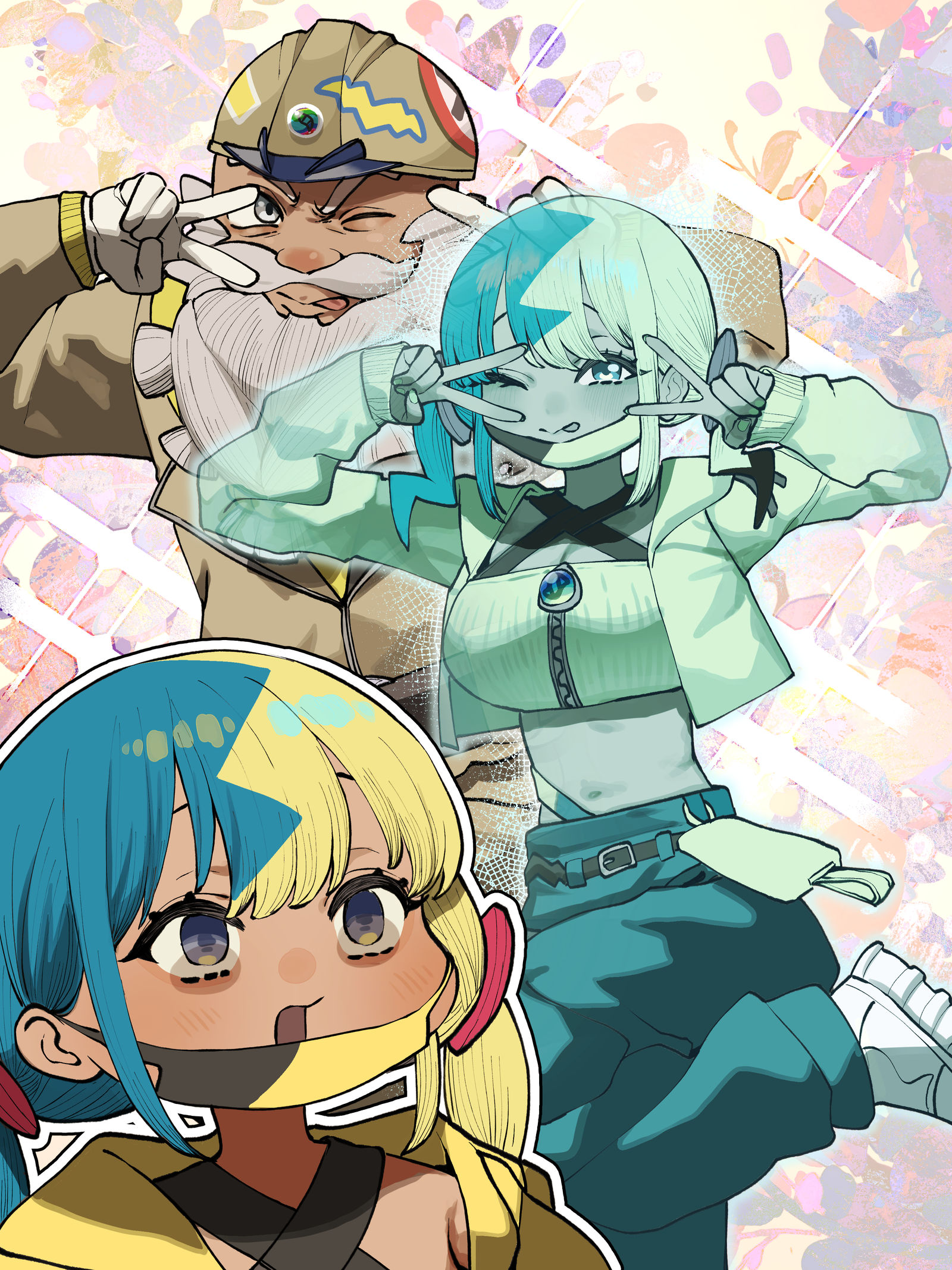 카나리가 자기 할아버지의 일탈을 알았을때插画图片壁纸