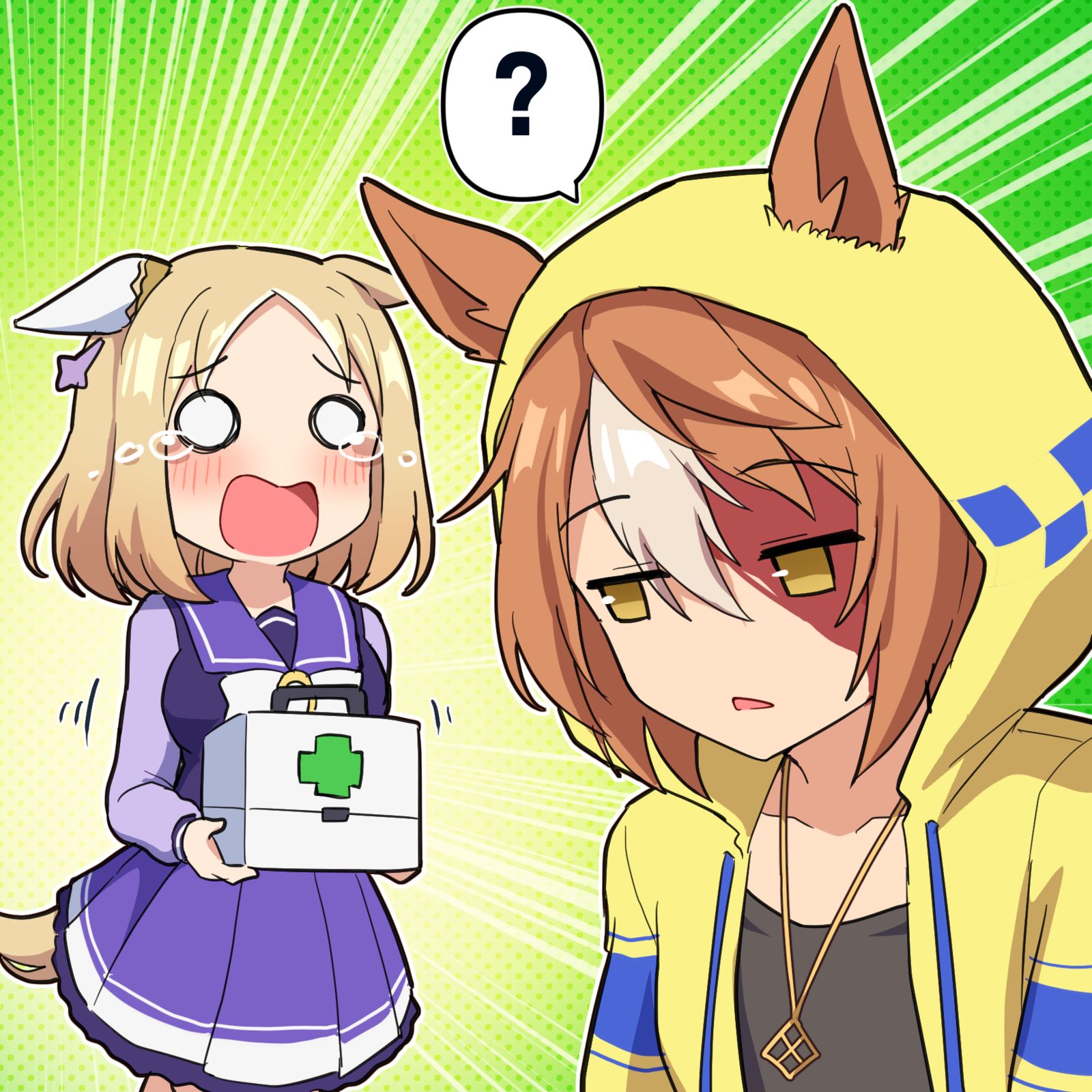 委員長出動！(シングレ22話)插画图片壁纸