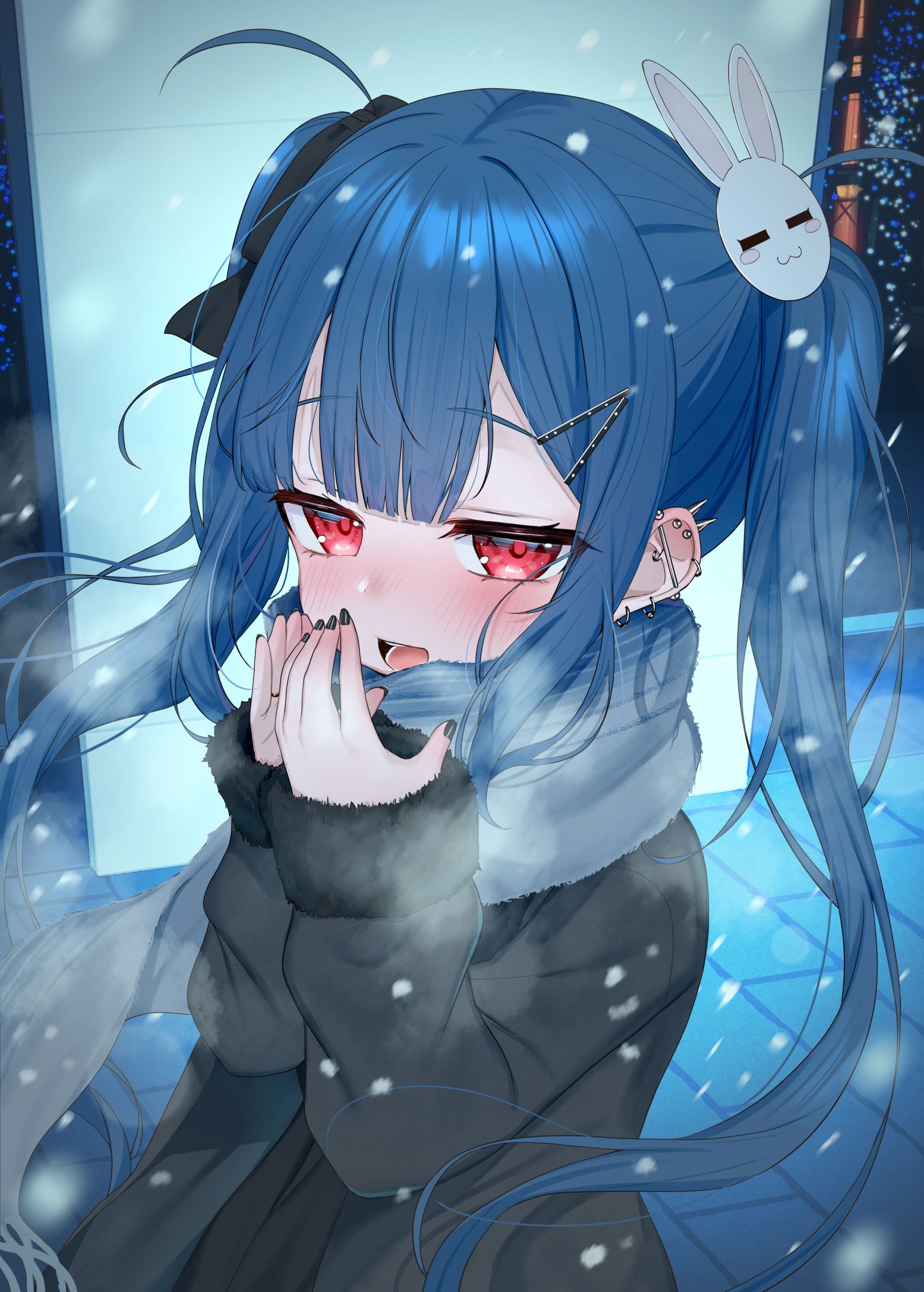 寒いね…-女孩子插图