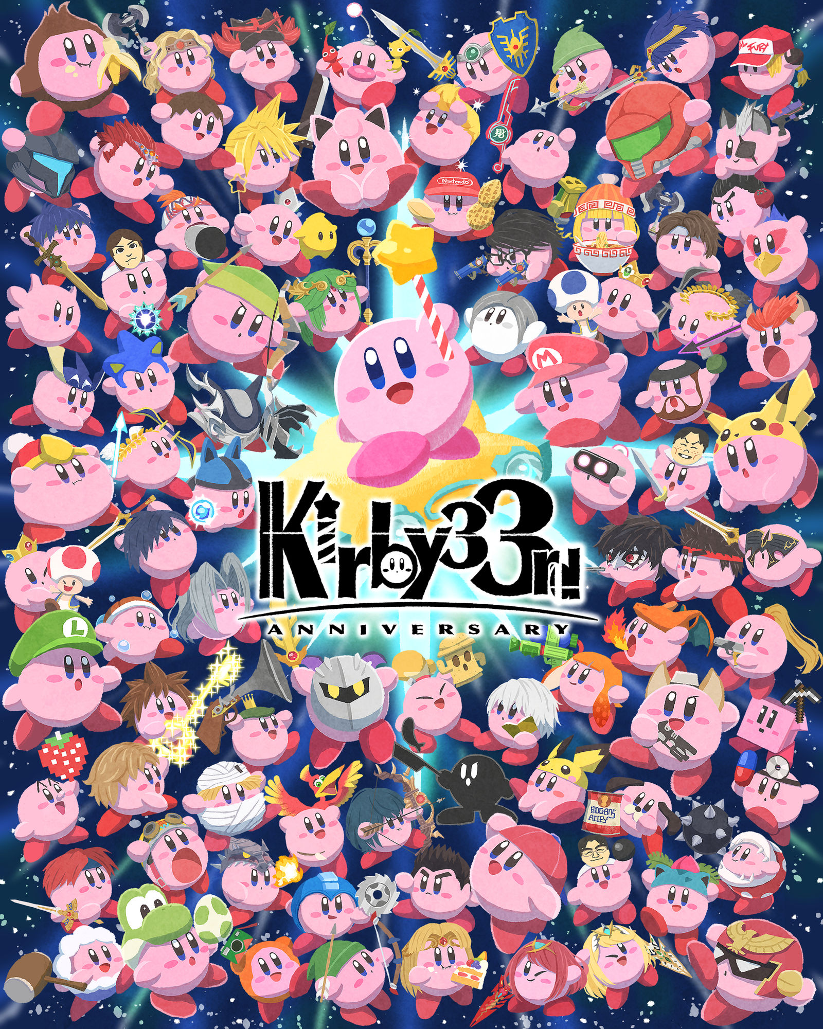 星のカービィ33周年おめでとう！Happy birthday！！头像同人高清图