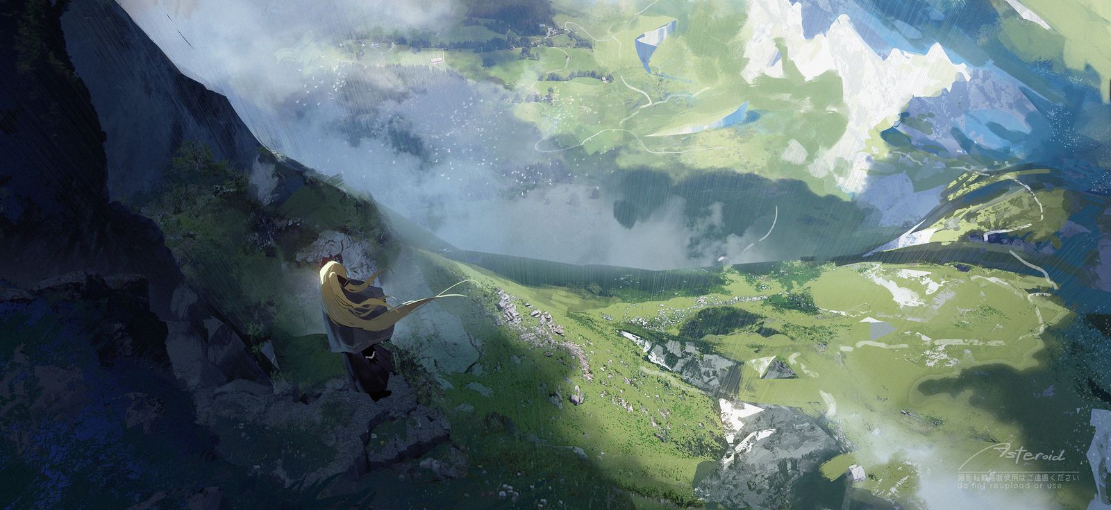 砕ける平原-原创风景