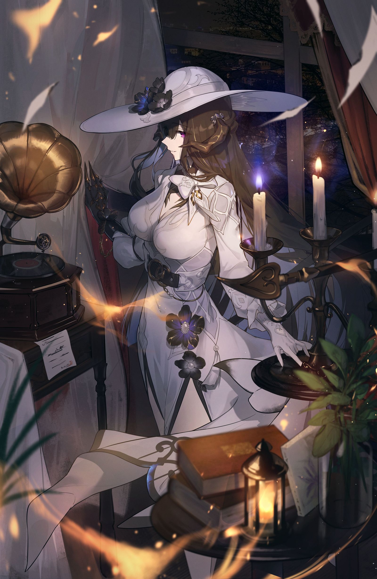 ダリア插画图片壁纸