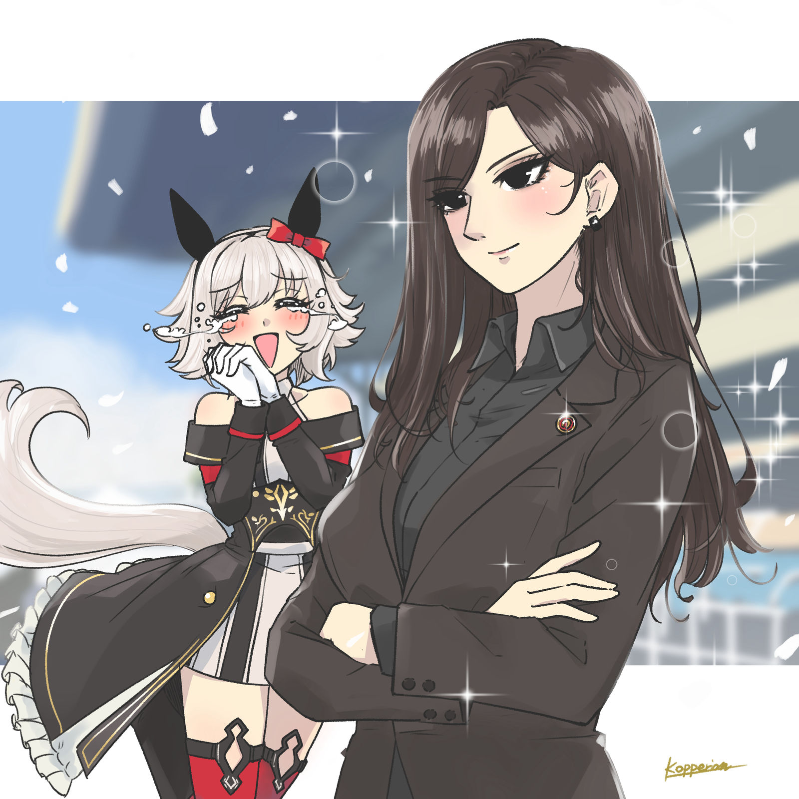 ちゃんと決めるときは決めるお姉ちゃん。插画图片壁纸