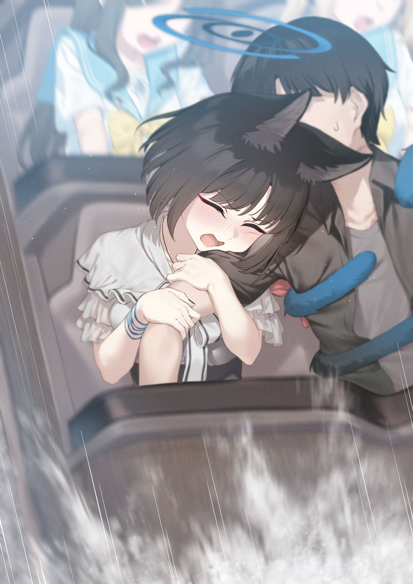 キキョウとデートシリーズその14：ウォーターコースター插画图片壁纸