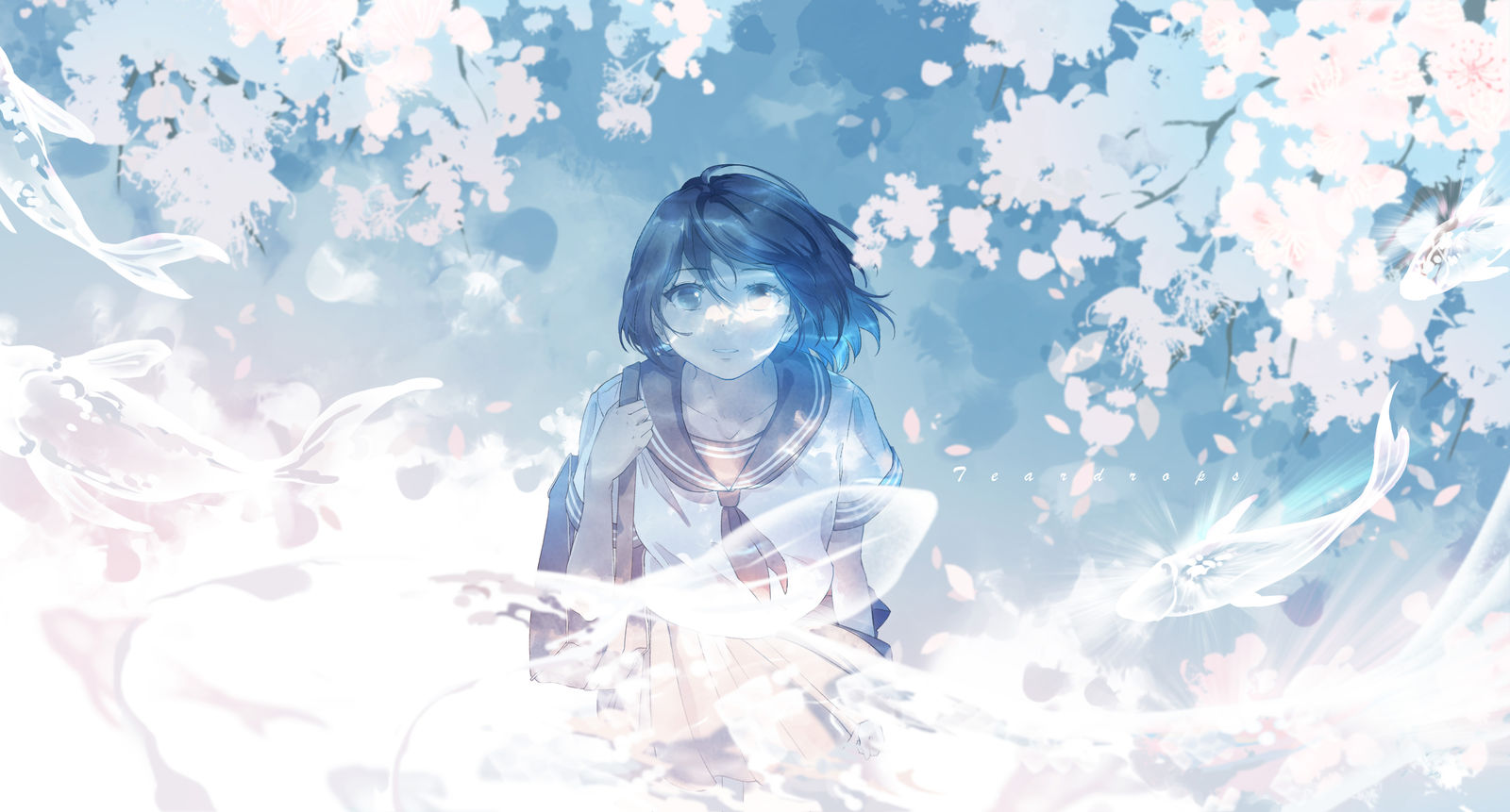 鲸过-春来插画图片壁纸