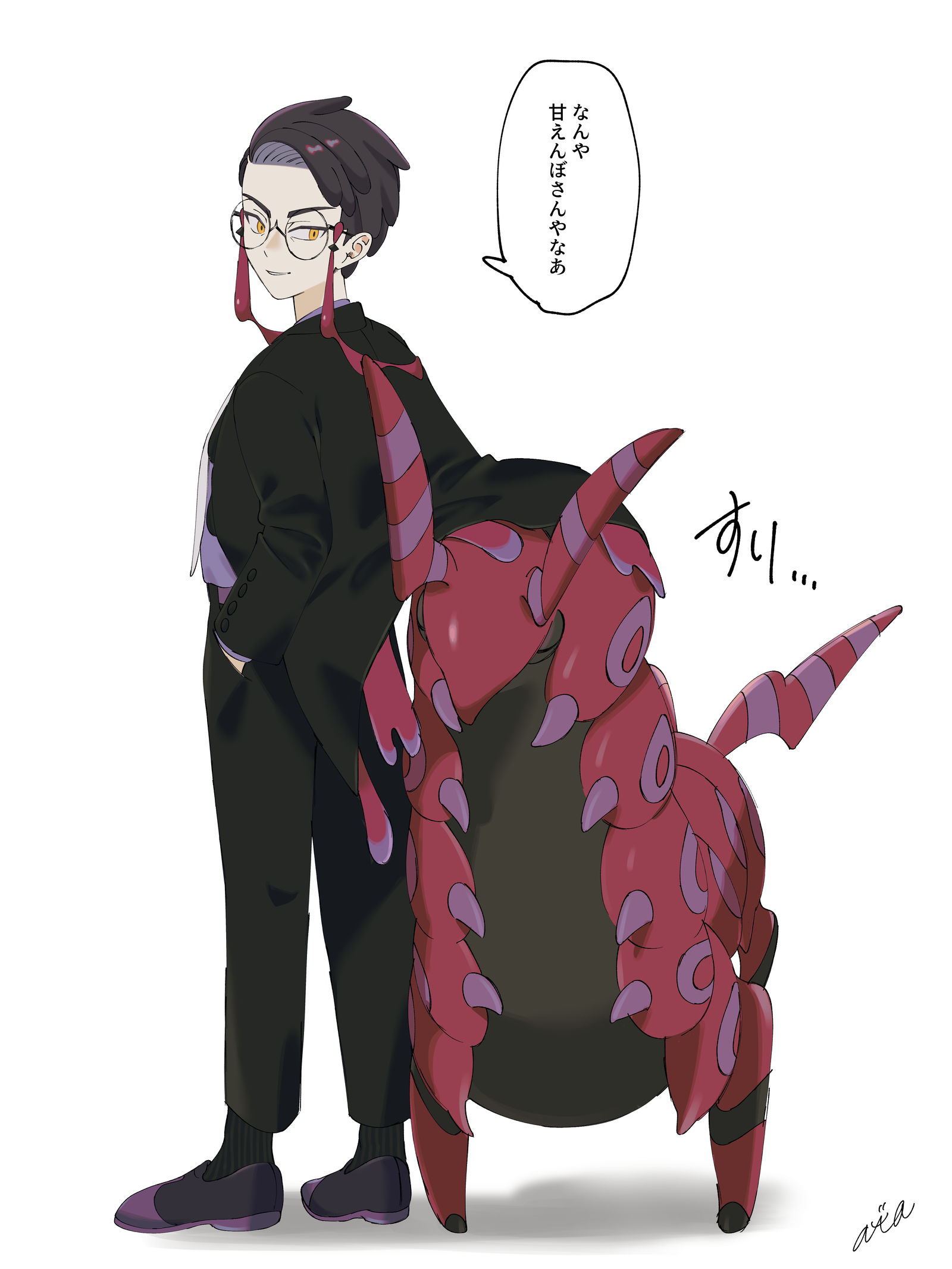 ZA log插画图片壁纸