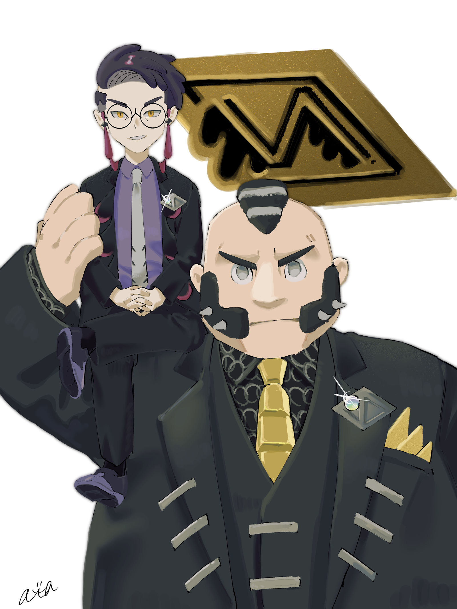 ZA log插画图片壁纸