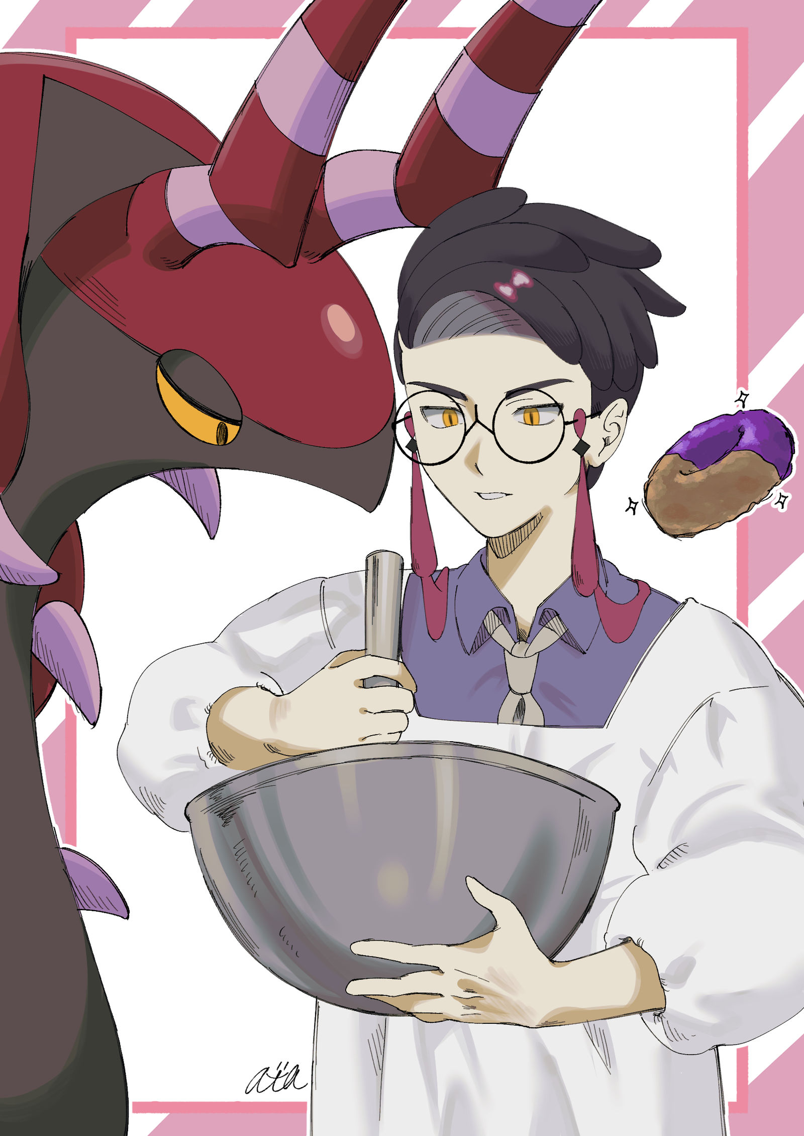 ZA log插画图片壁纸