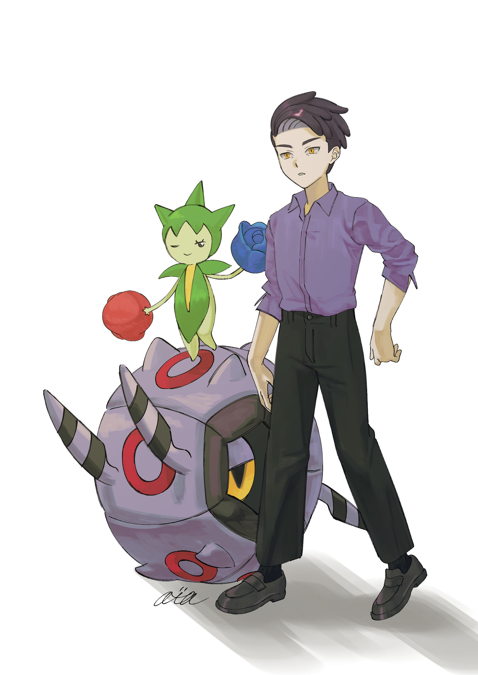 ZA log插画图片壁纸