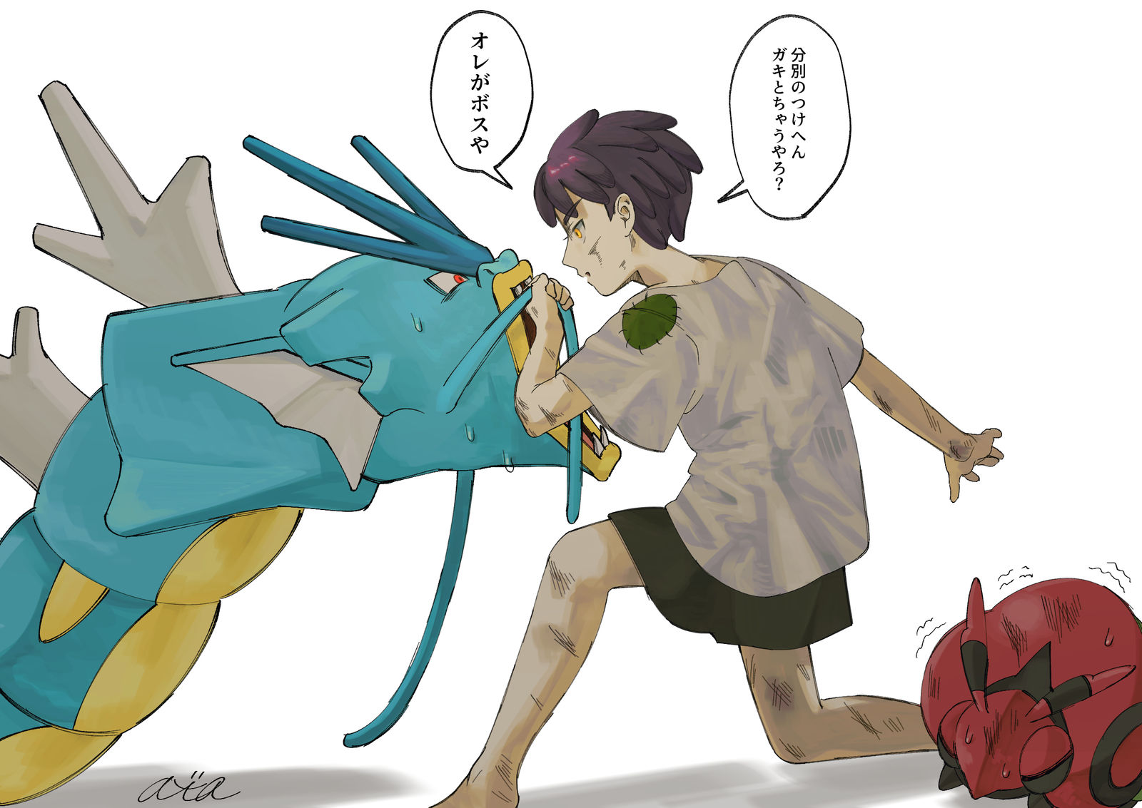 ZA log插画图片壁纸