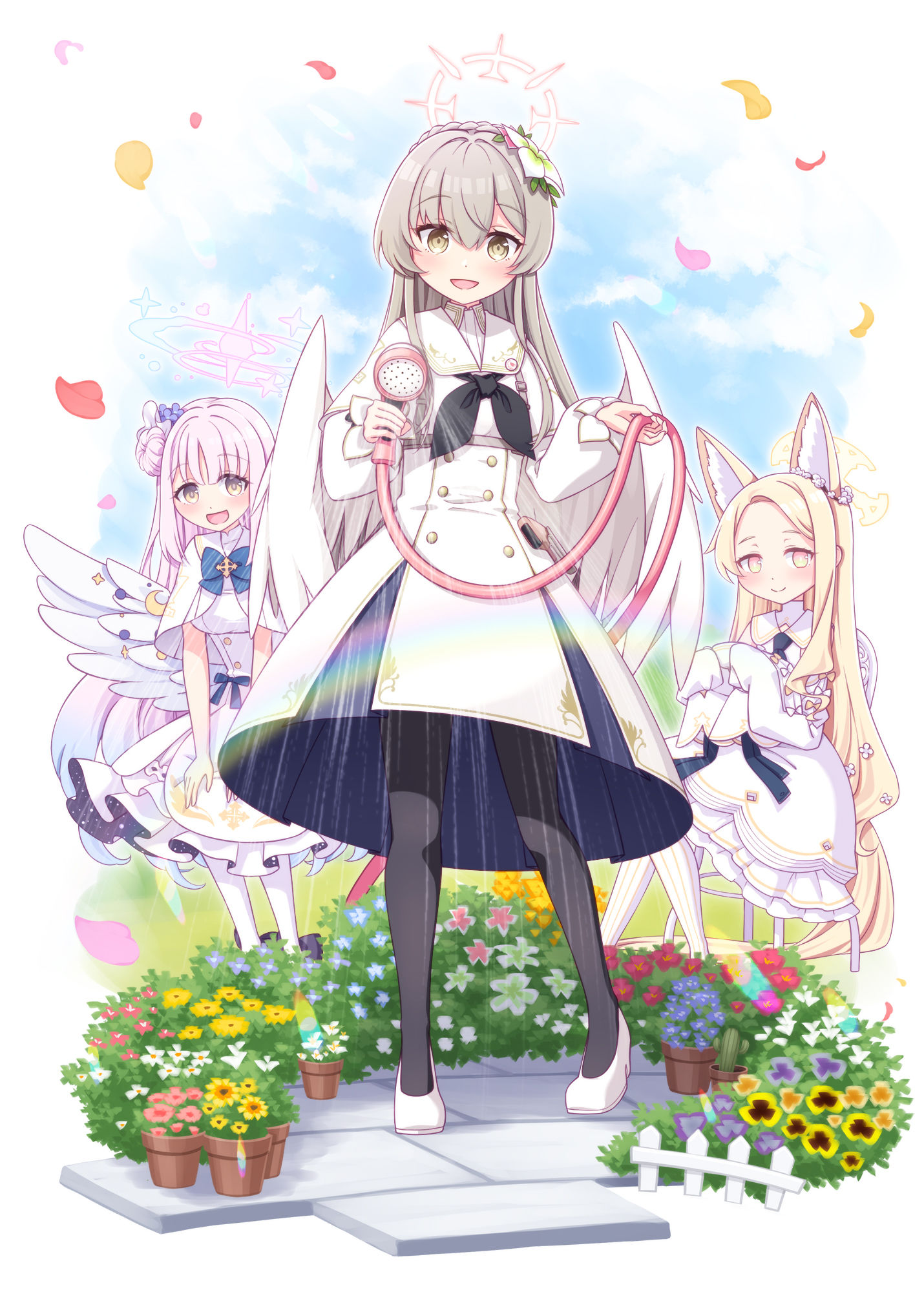 ナギサ様のお庭插画图片壁纸