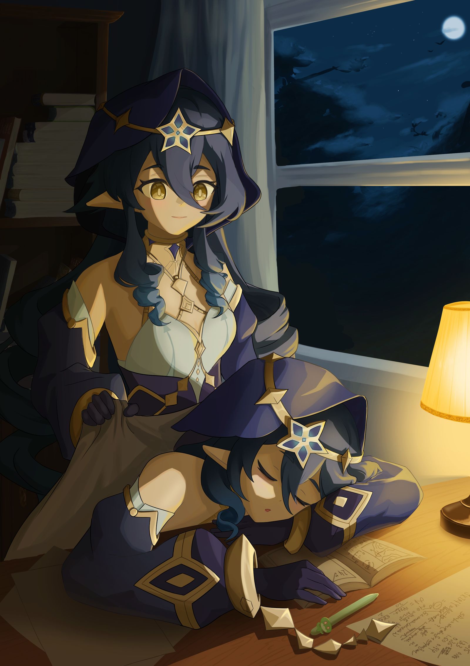 莱依拉头像同人高清图