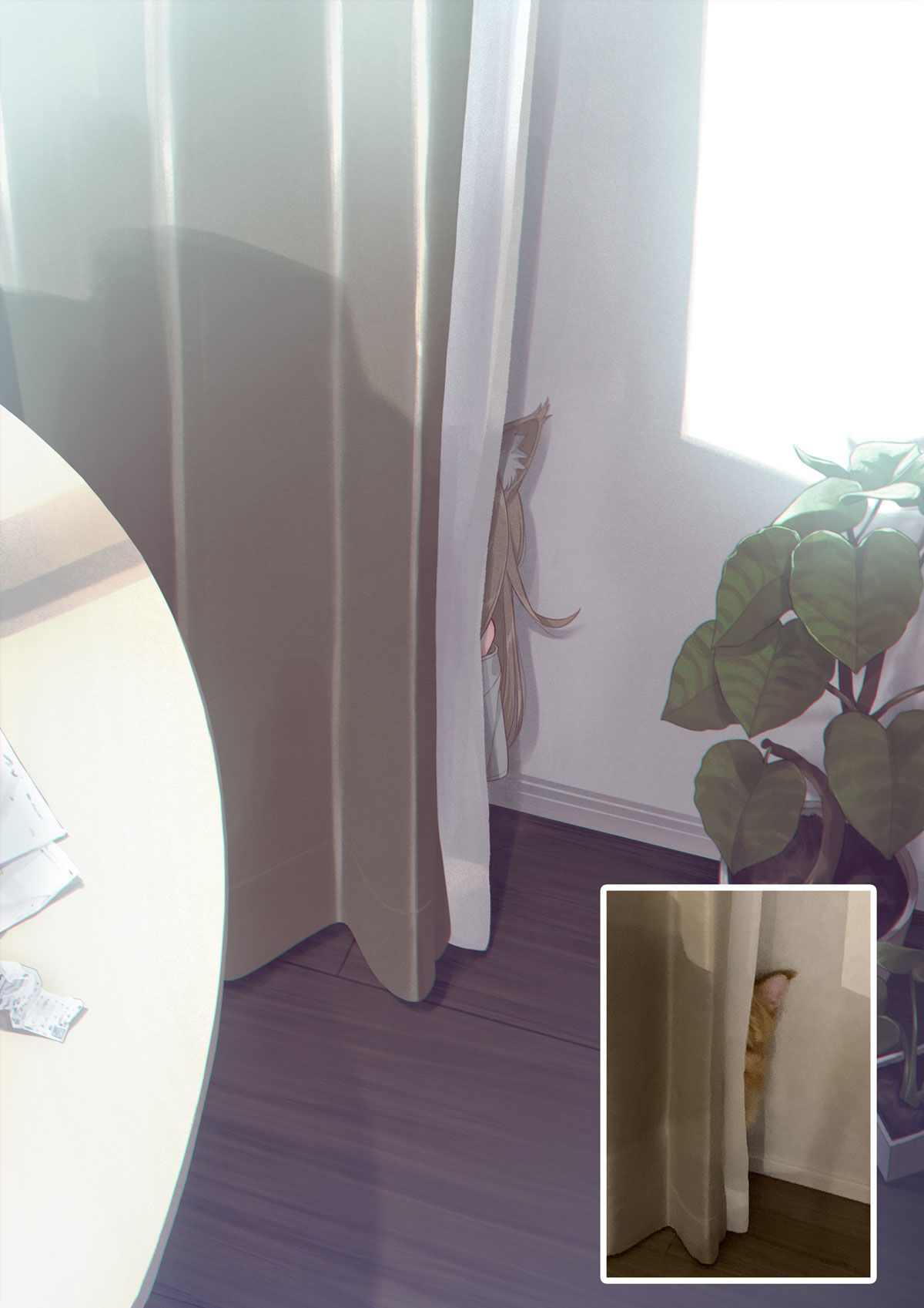 ちらっ|дﾟ)-原创女孩子