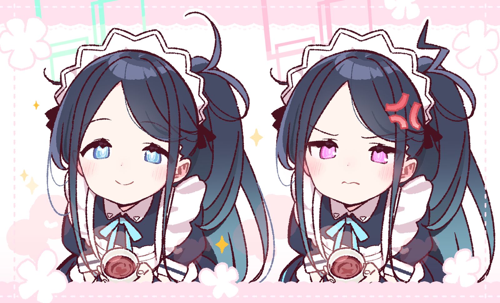 メイドアリスちゃんとケイちゃんの特製✨☕☕✨插画图片壁纸