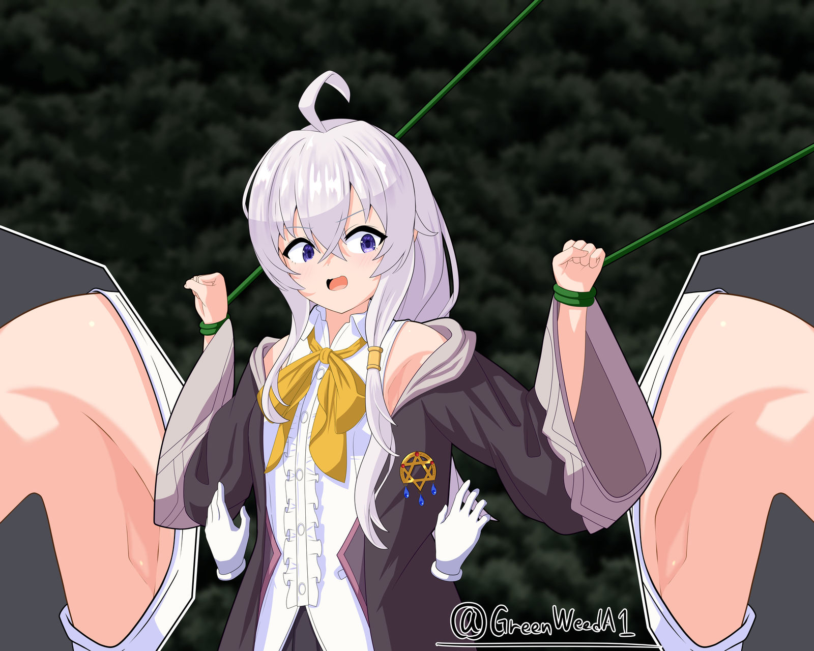 イレイナ(魔女の旅々) 腋 触手 くすぐり插画图片壁纸