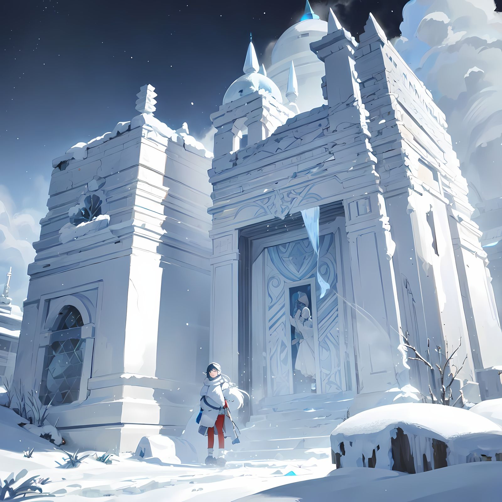 踏雪叩冰门头像同人高清图