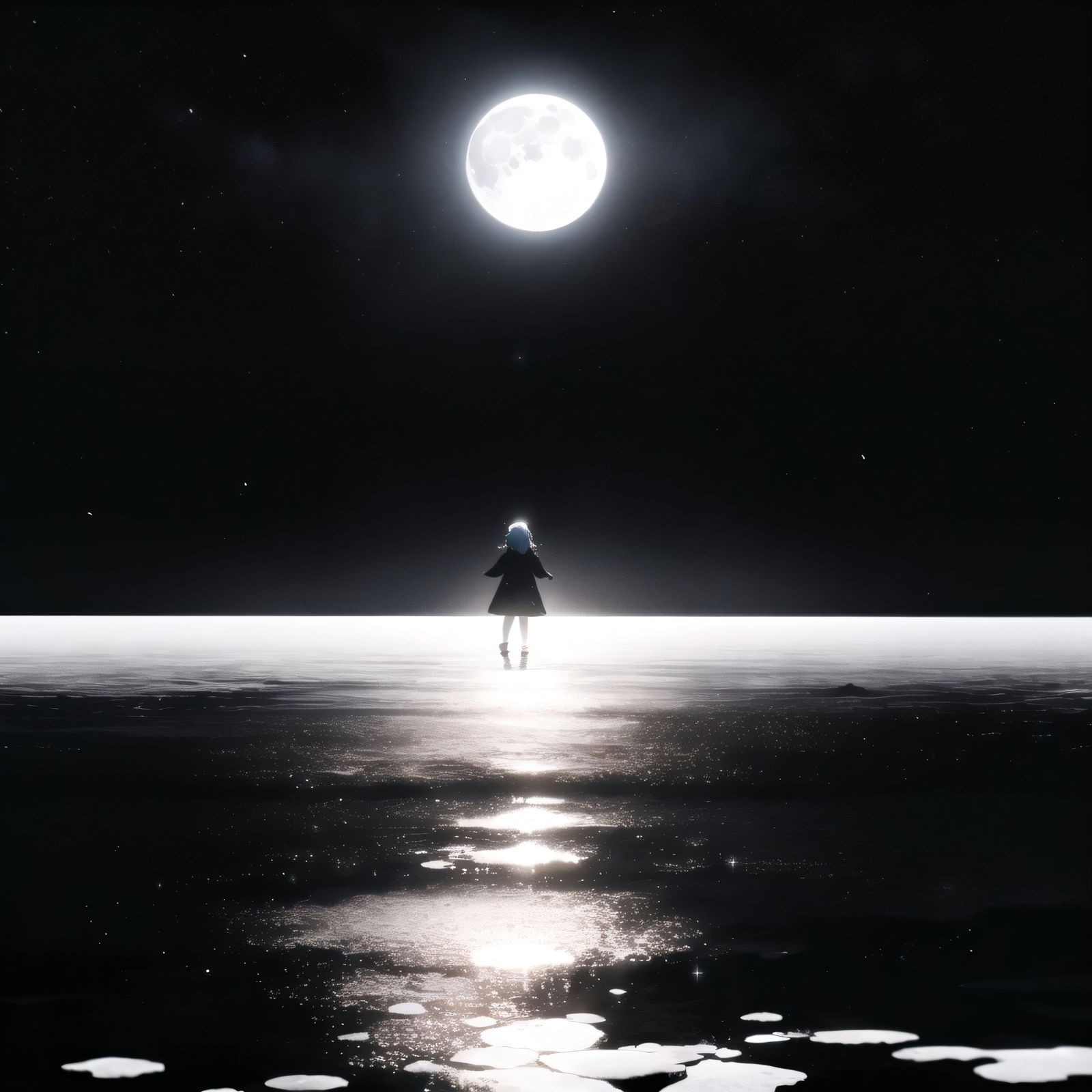 月光铺成的路 通向无人知晓的远方头像同人高清图