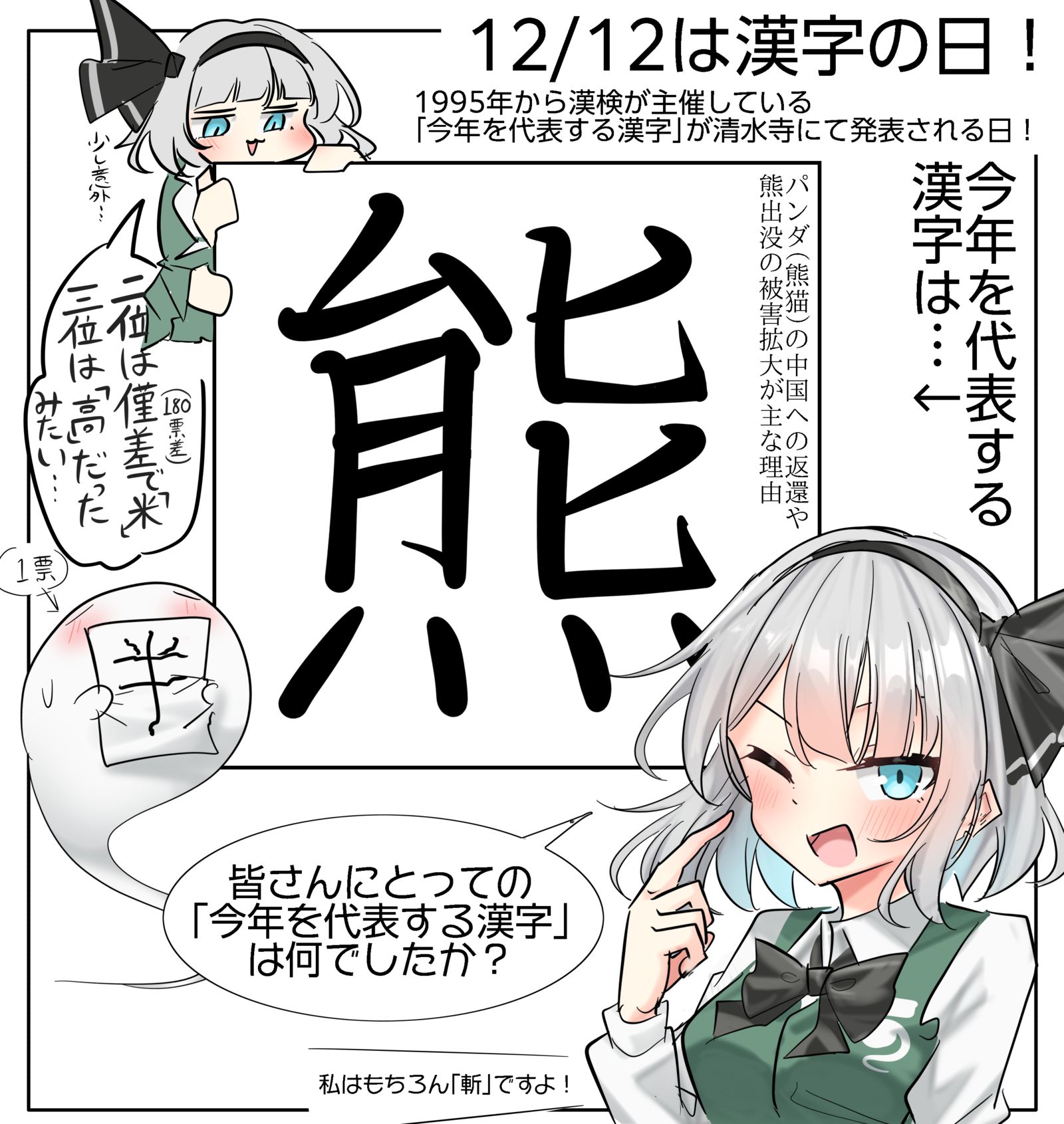 12/12は漢字の日！