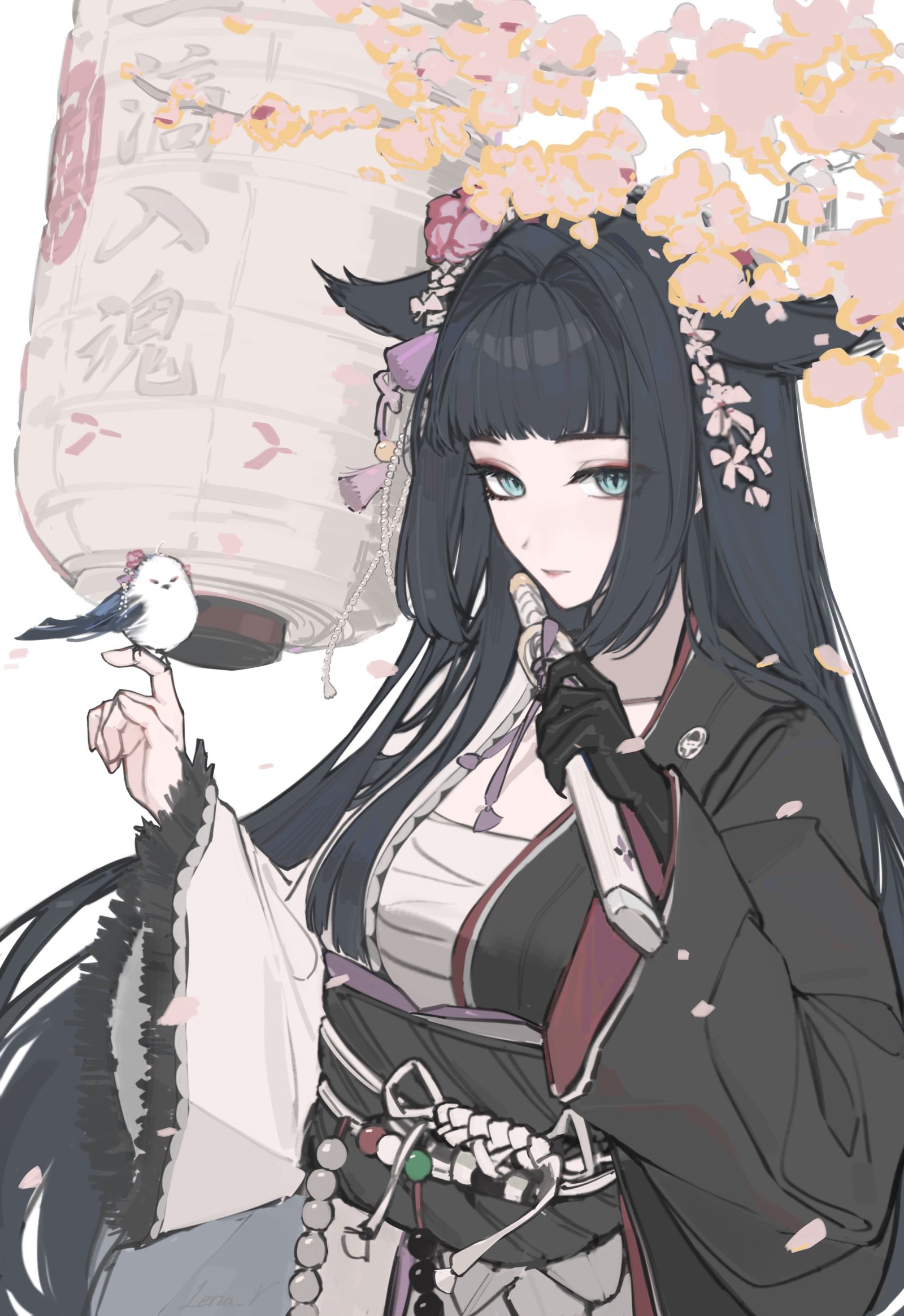 澪插画图片壁纸