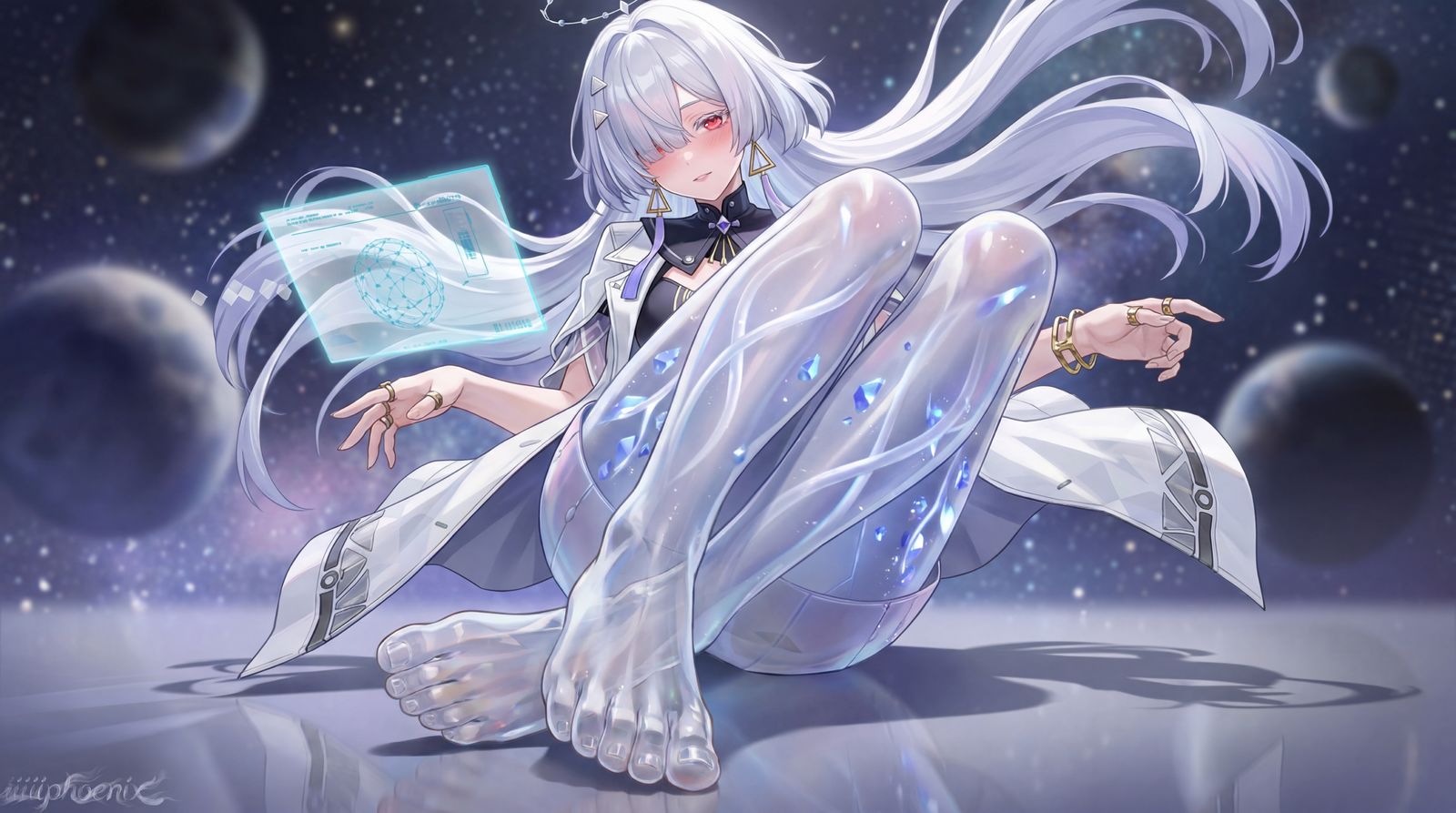 モーニエ-莫宁遮住一只眼睛