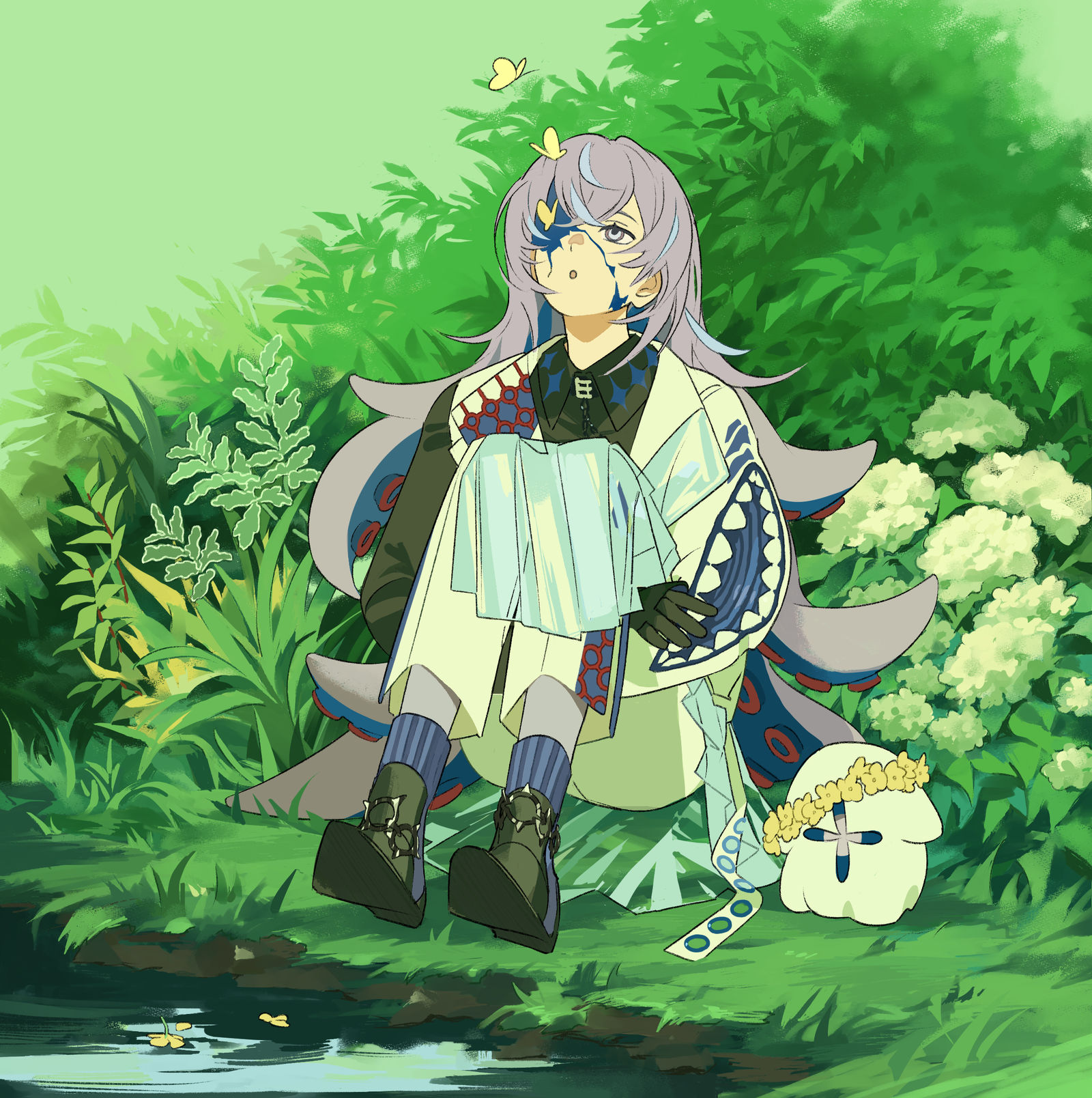 LOG插画图片壁纸