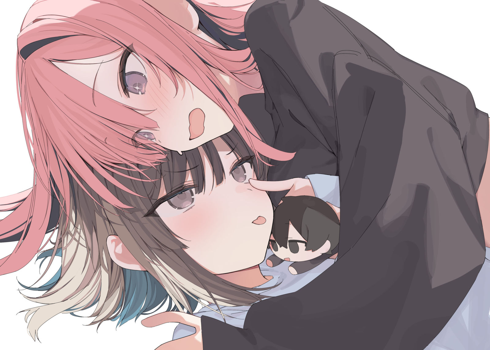 うまくいかないふたり插画图片壁纸