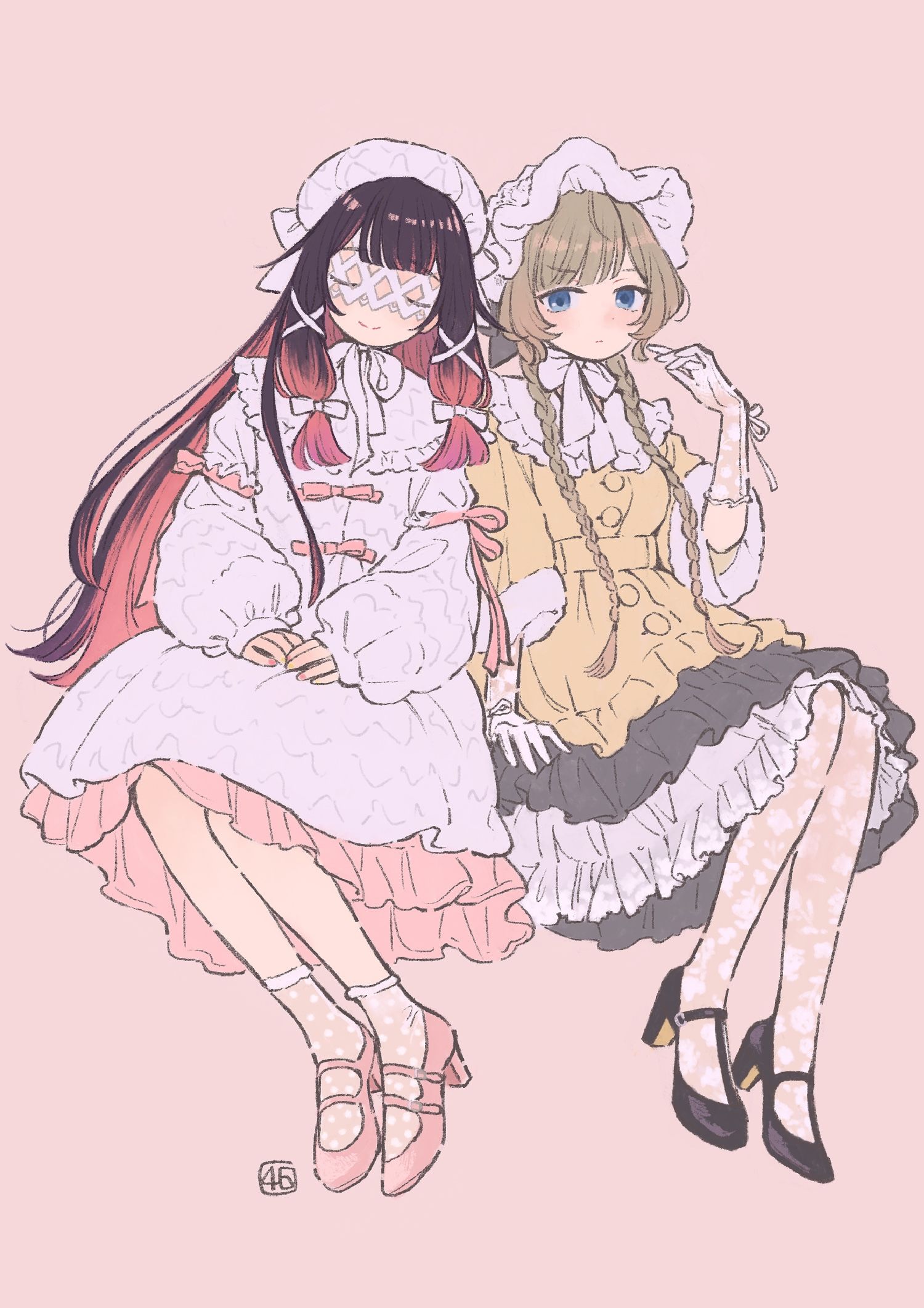 【原神】もこもこサンドローネ・コロンビーナ插画图片壁纸