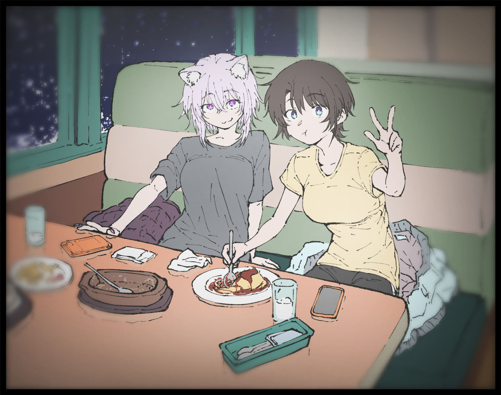 3まい-大空昴猫又小粥