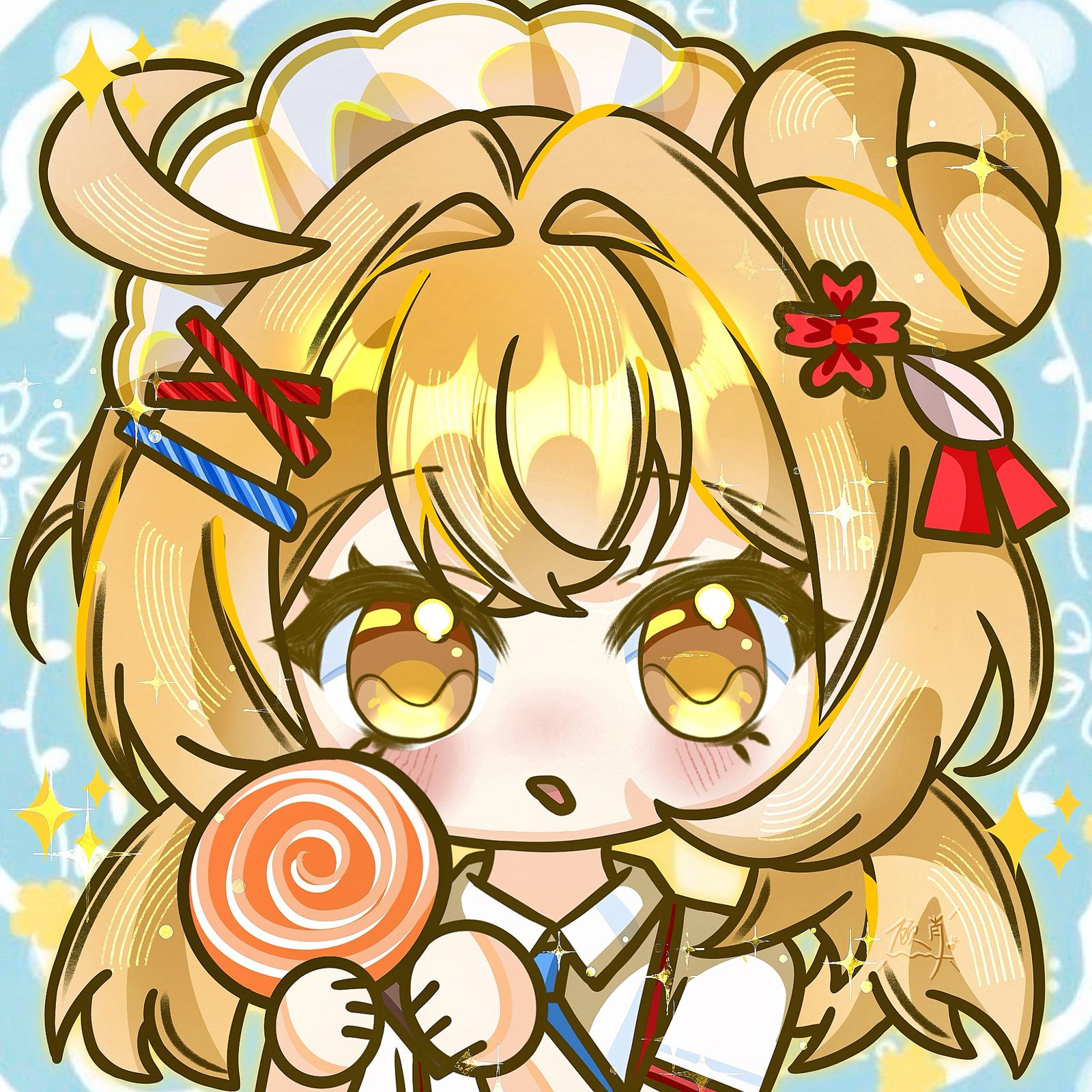 Q版头像插画图片壁纸