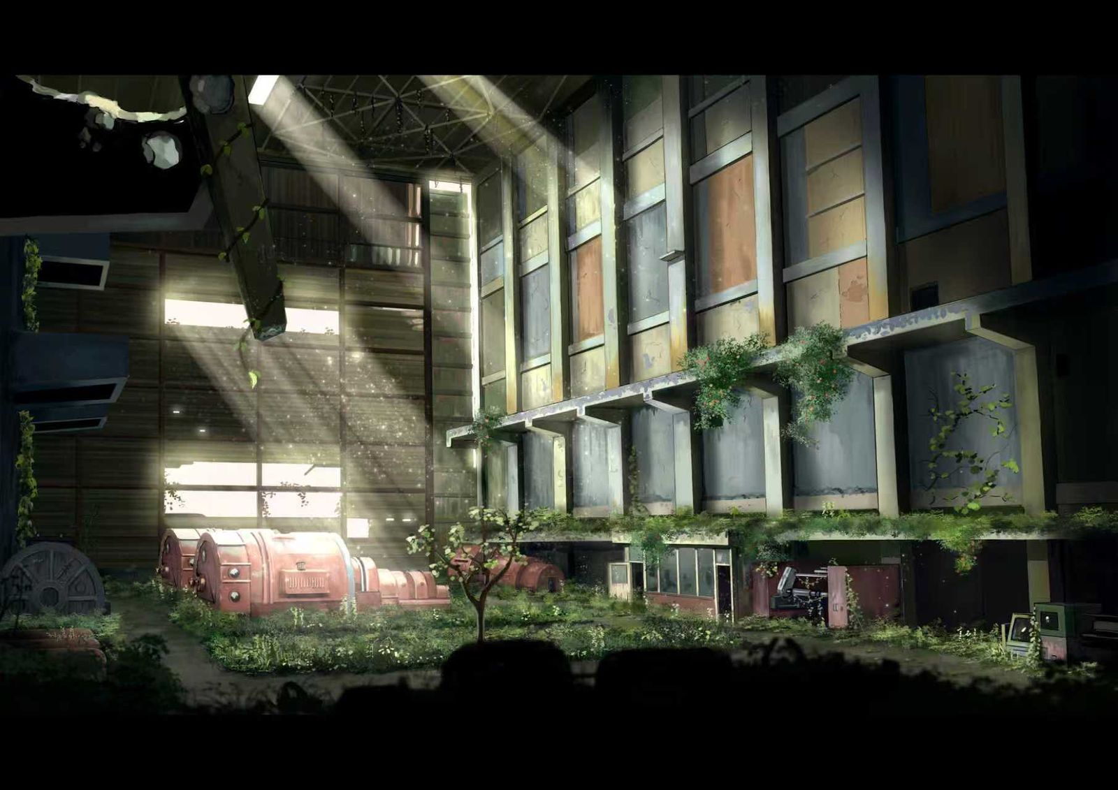 废墟插画图片壁纸