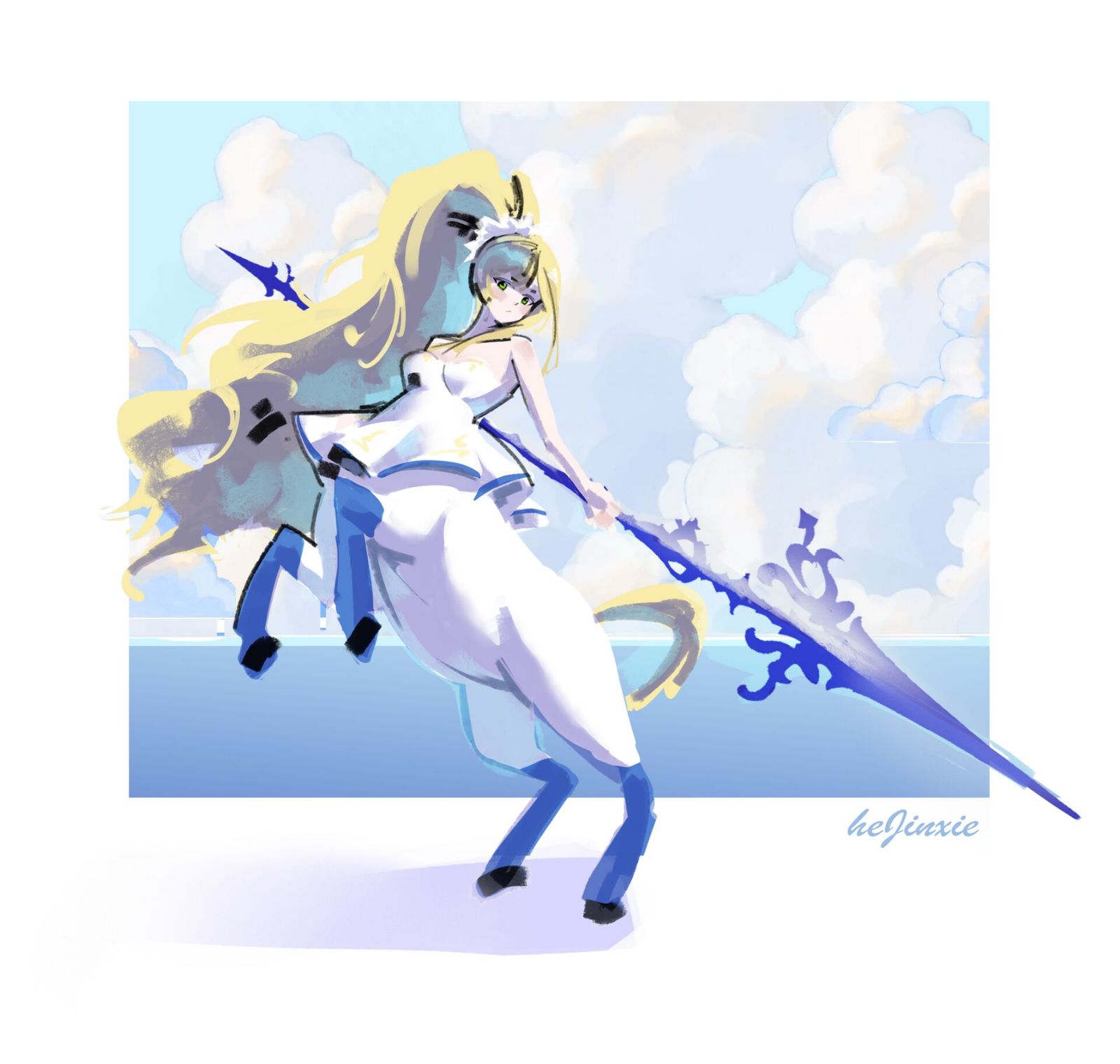 马年贺图插画图片壁纸