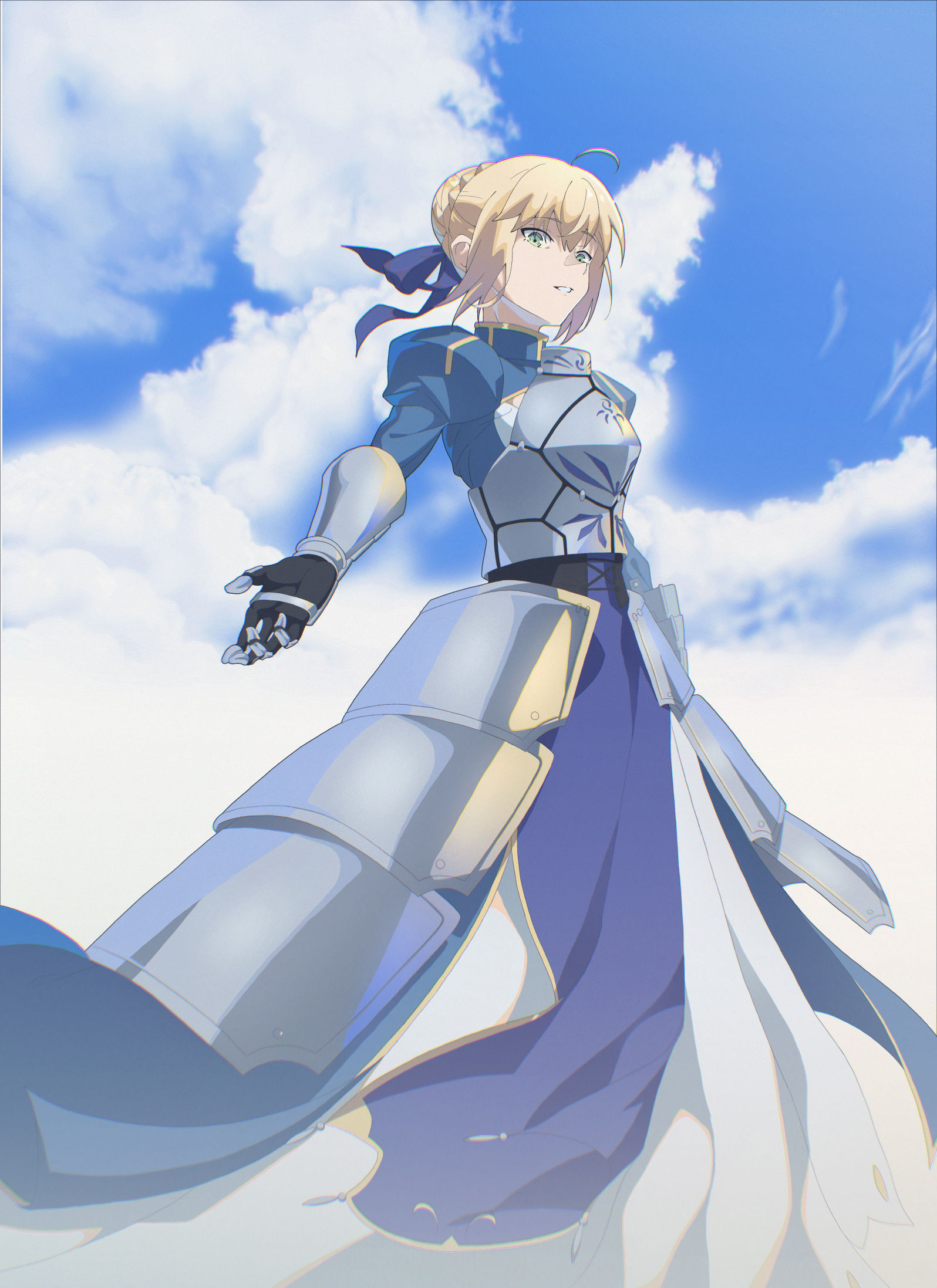 Saber头像同人高清图