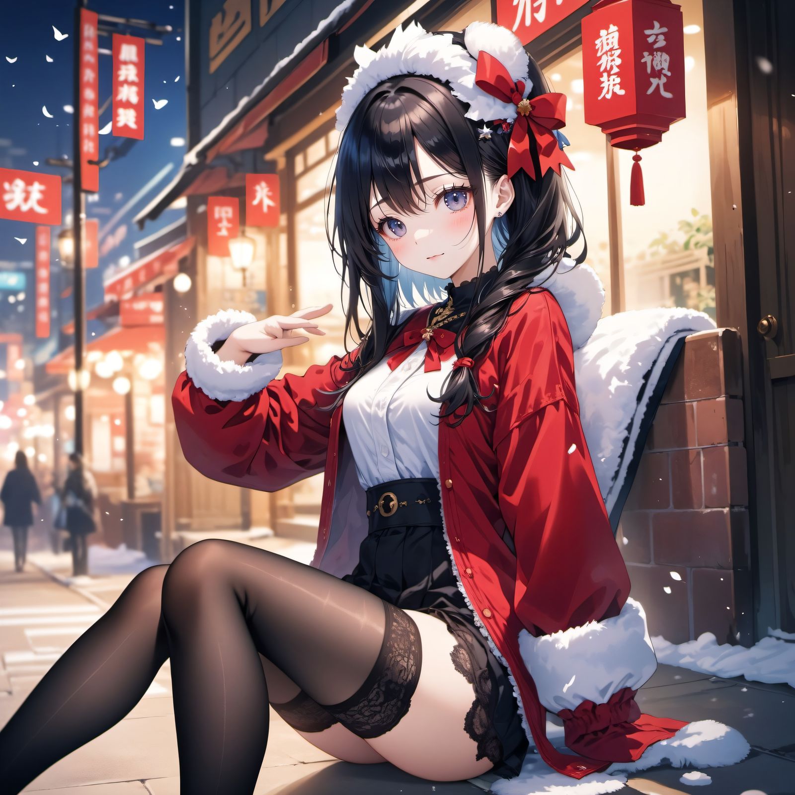 新年快乐-二次元大模型丝袜黑丝袜