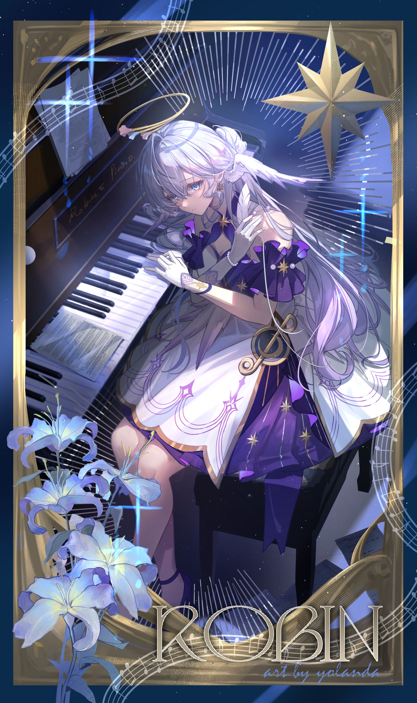 robin插画图片壁纸