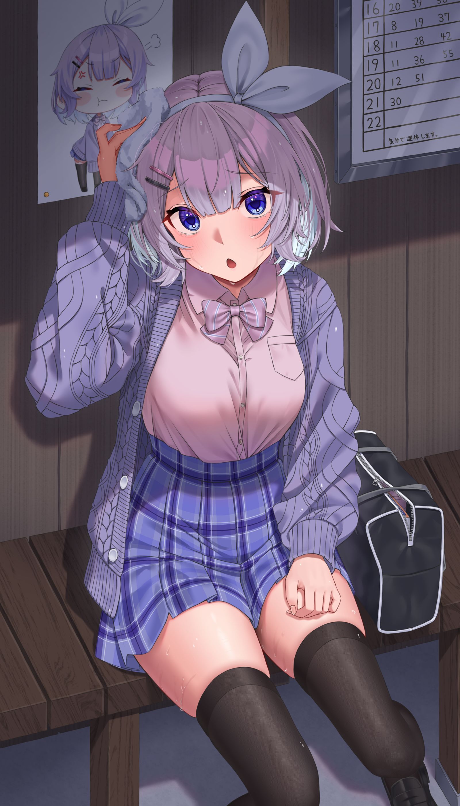 「急に降ってきたね」「あんまり見られると恥ずかしいよ、、、」插画图片壁纸