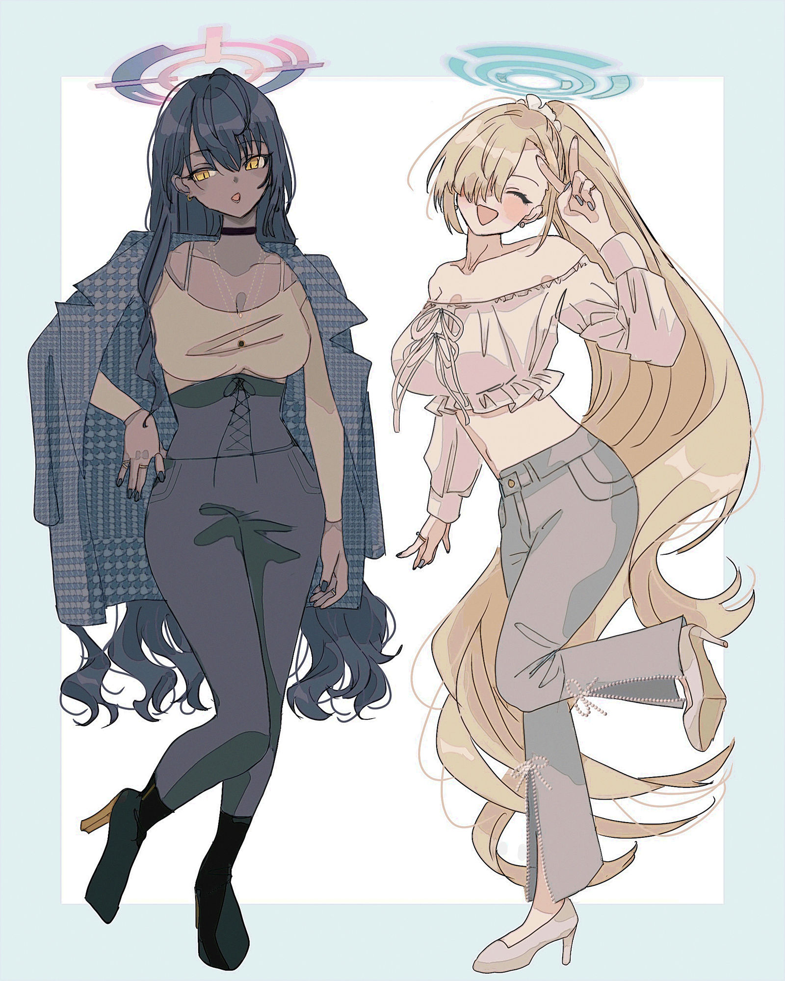 カリンとアスナ-碧蓝档案一之濑明日奈