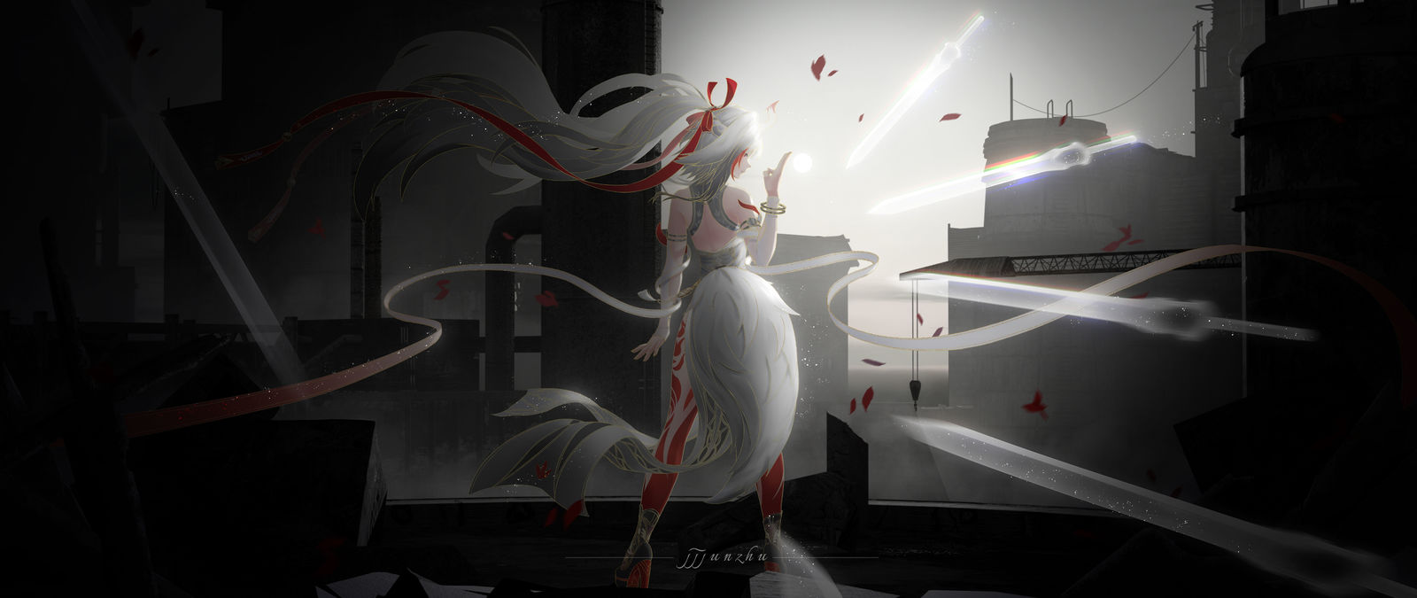 叶瞬光壁纸【带鱼屏8k静/4k动态】插画图片壁纸