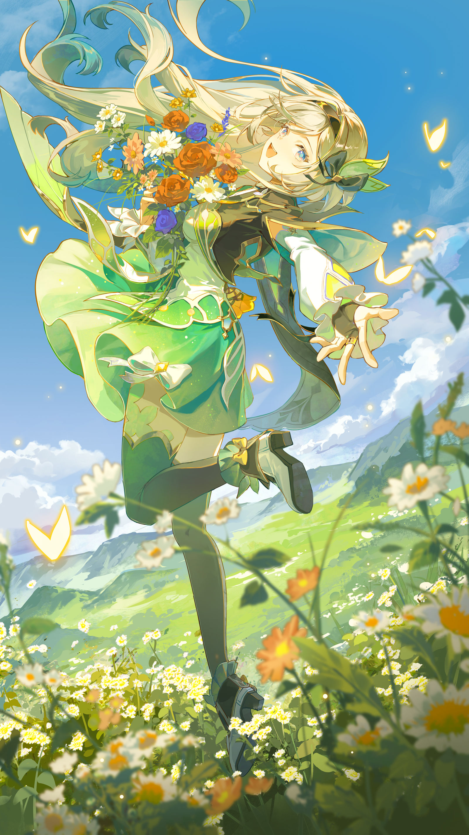 画了流萤插画图片壁纸