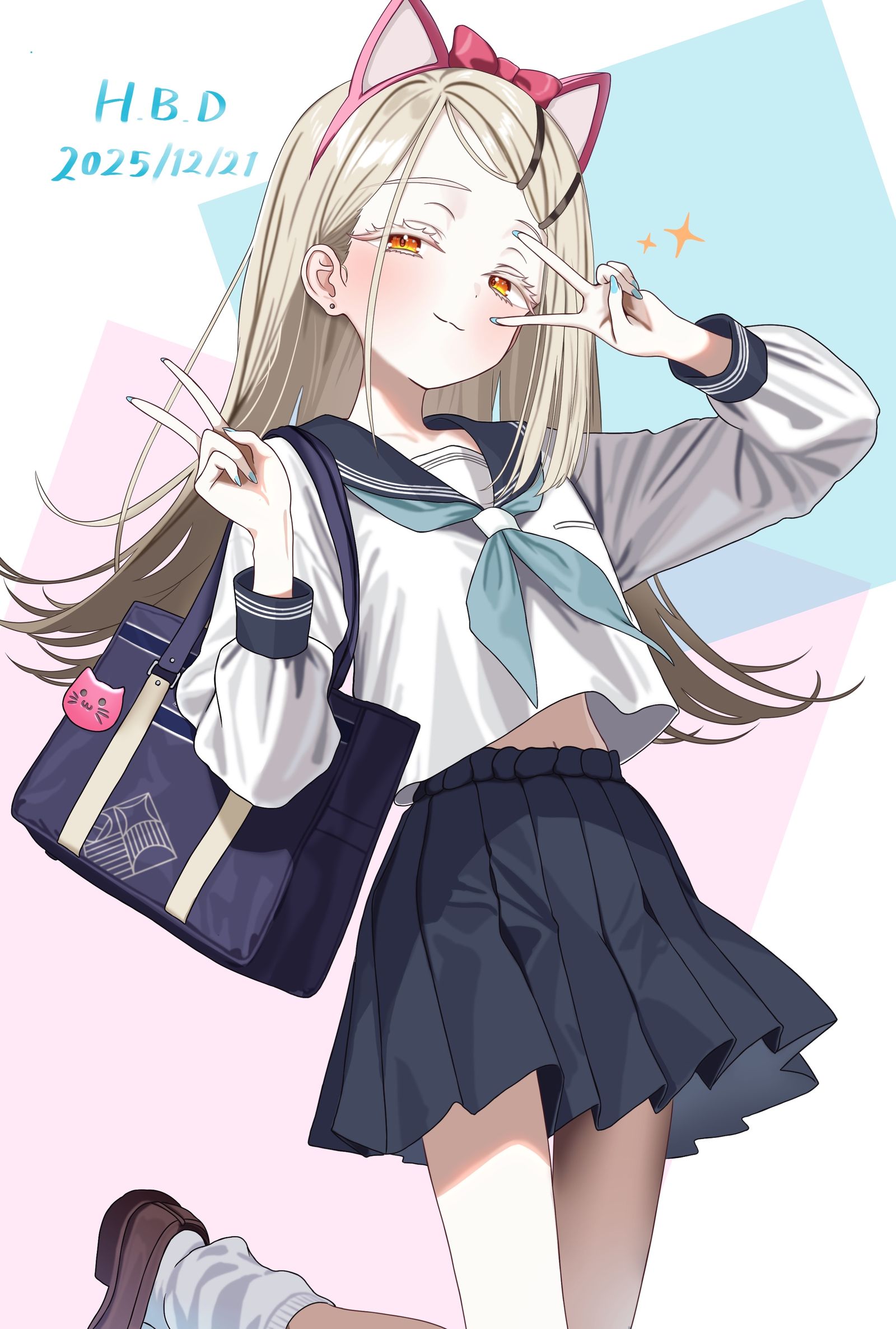 篠澤広生誕祭2025 ギャルピース広插画图片壁纸