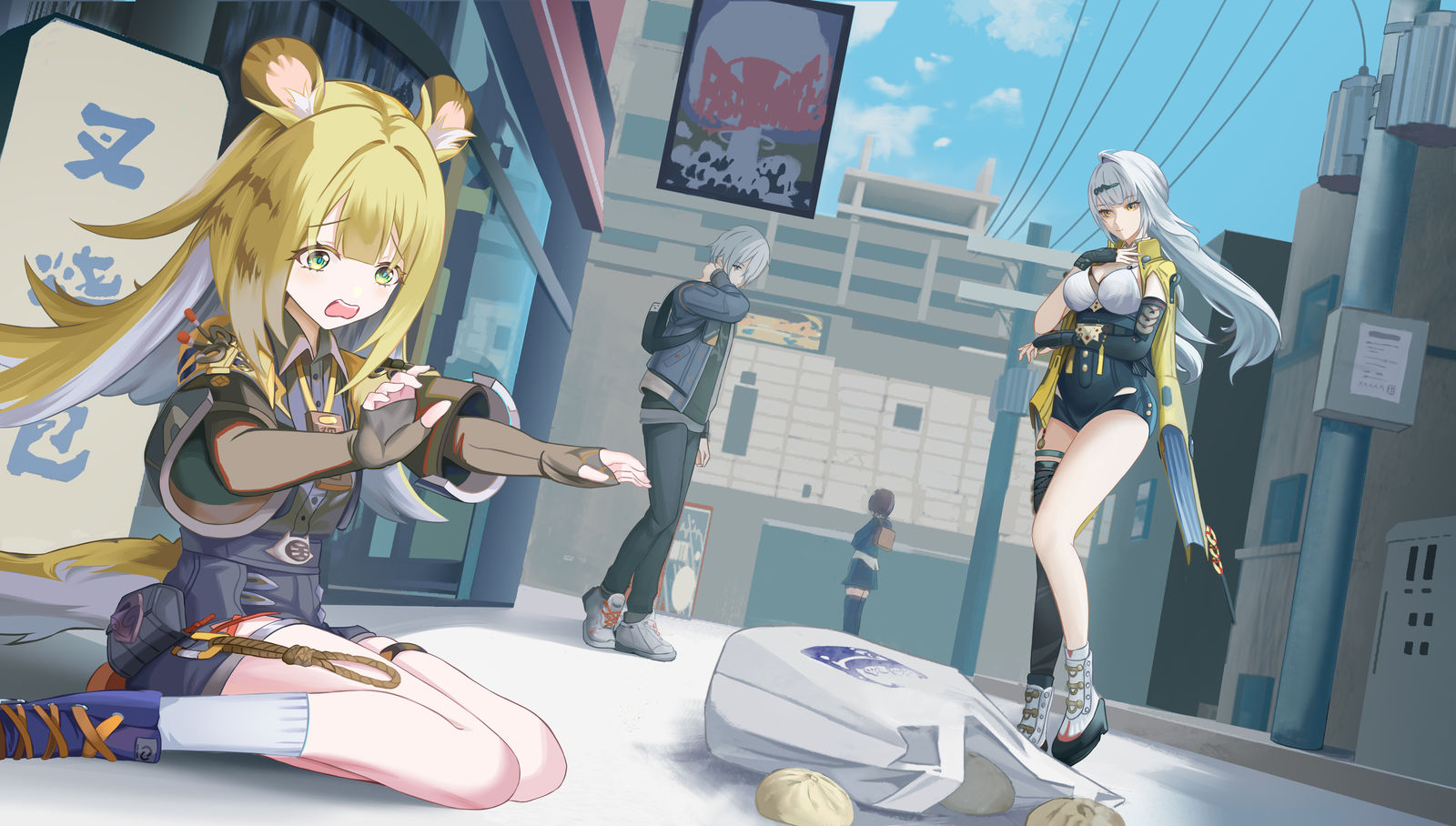 橘福福的包包掉了