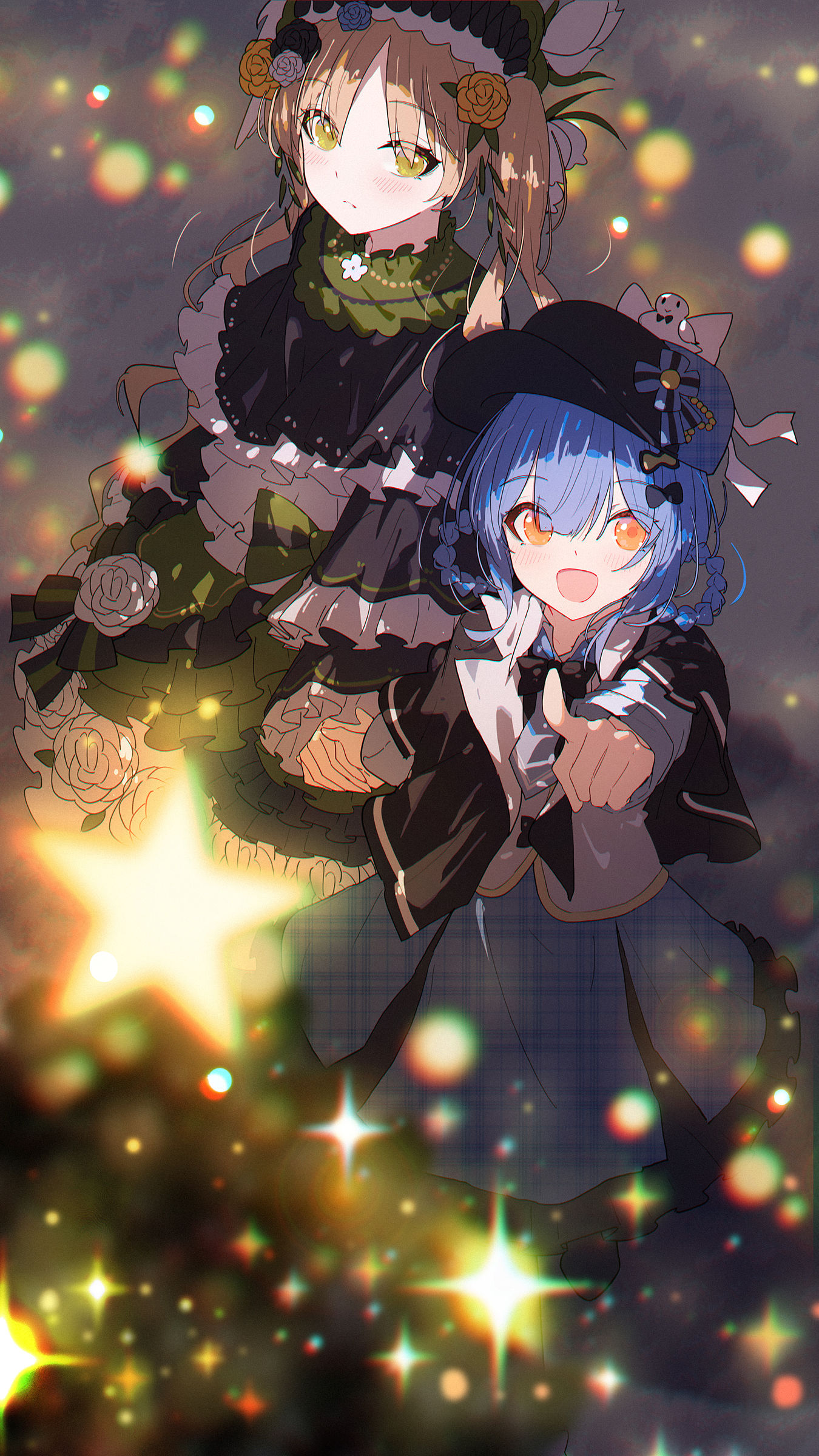 day192 圣诞橘远 插画图片壁纸