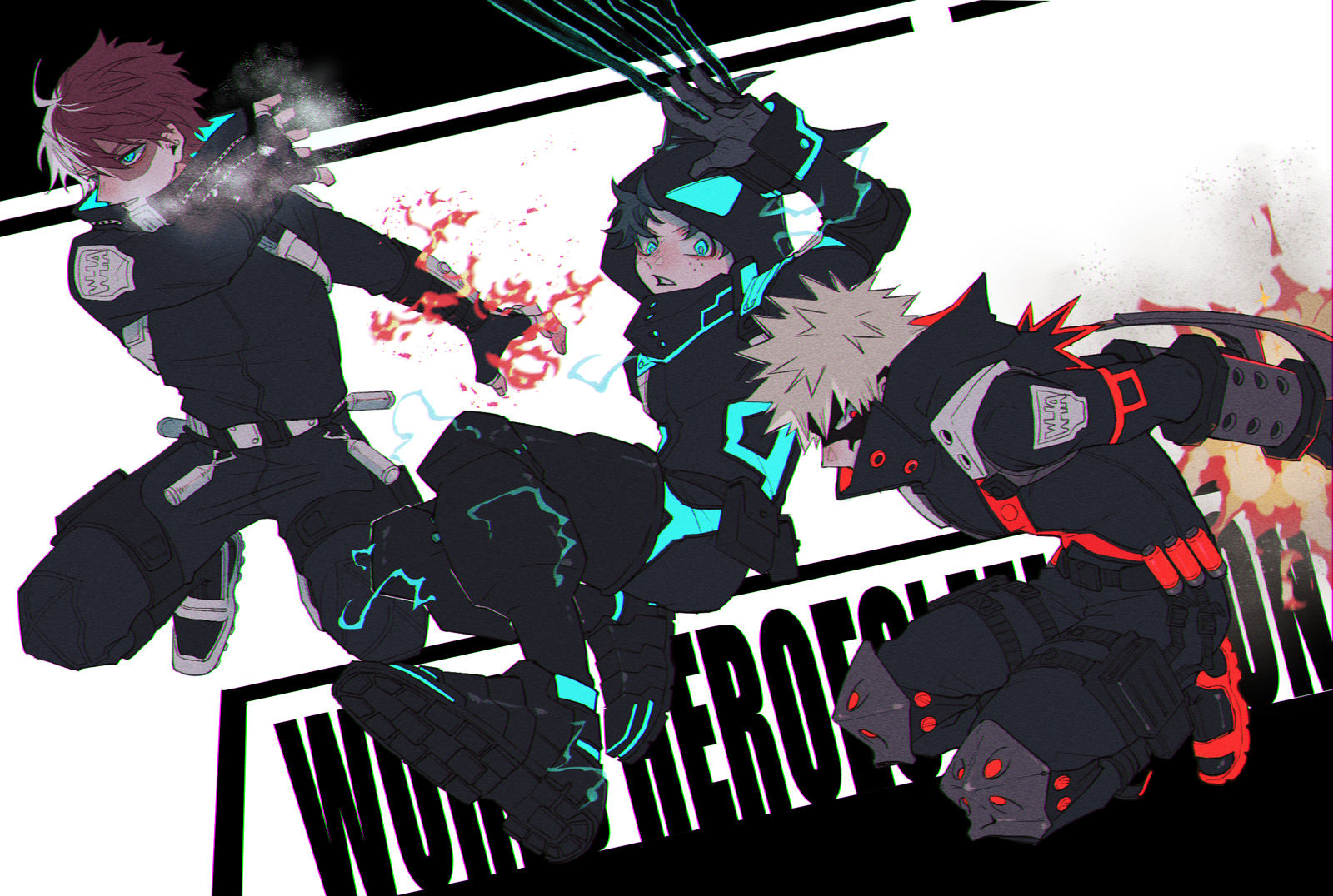 MHA log 2插画图片壁纸