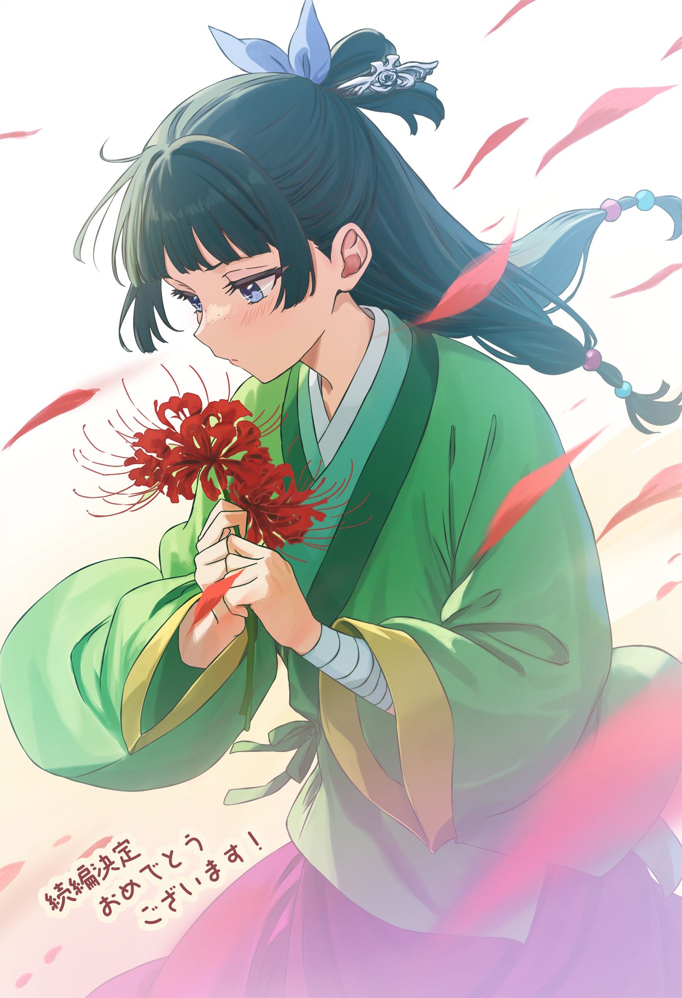 かんざしの行方插画图片壁纸