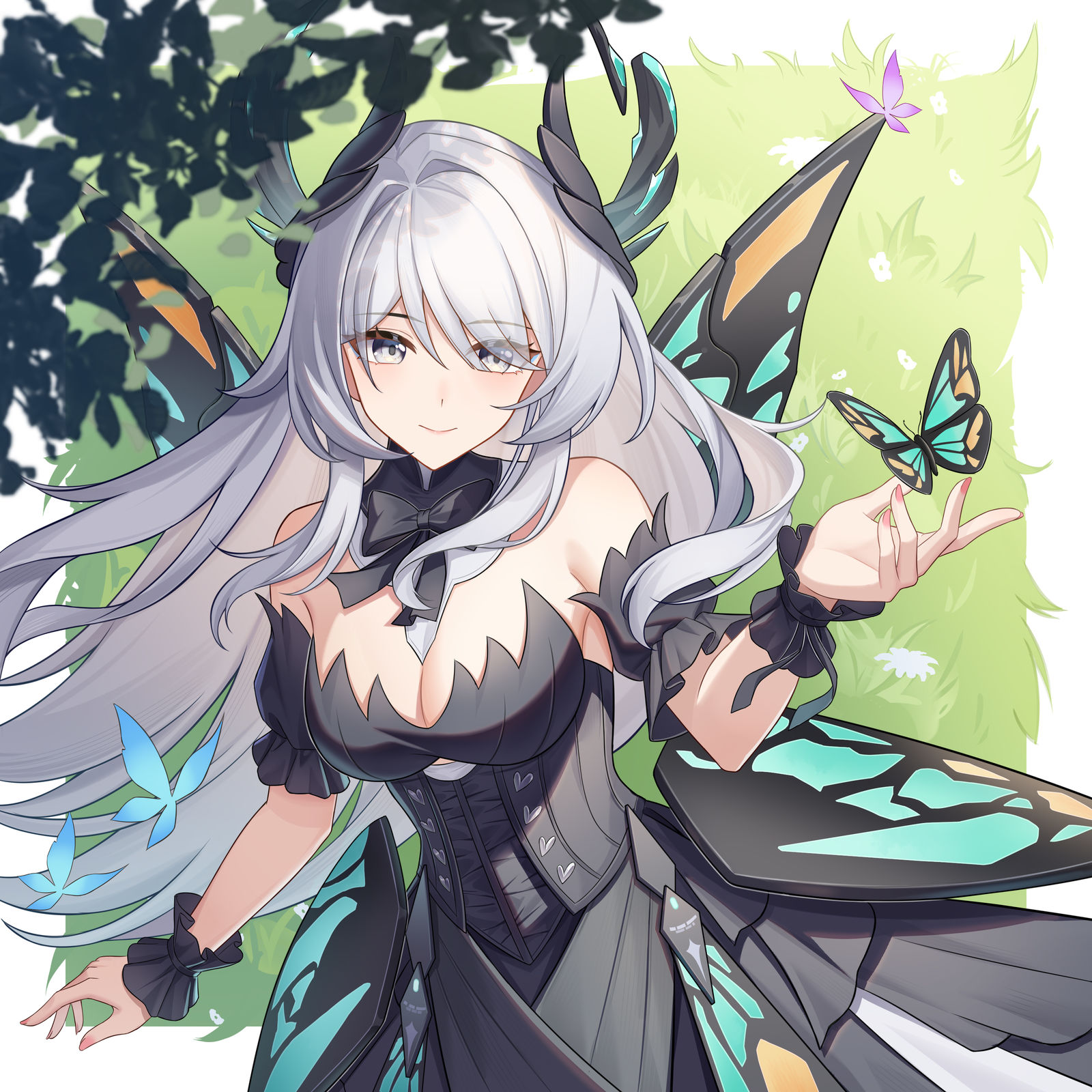小芙蝶插画图片壁纸