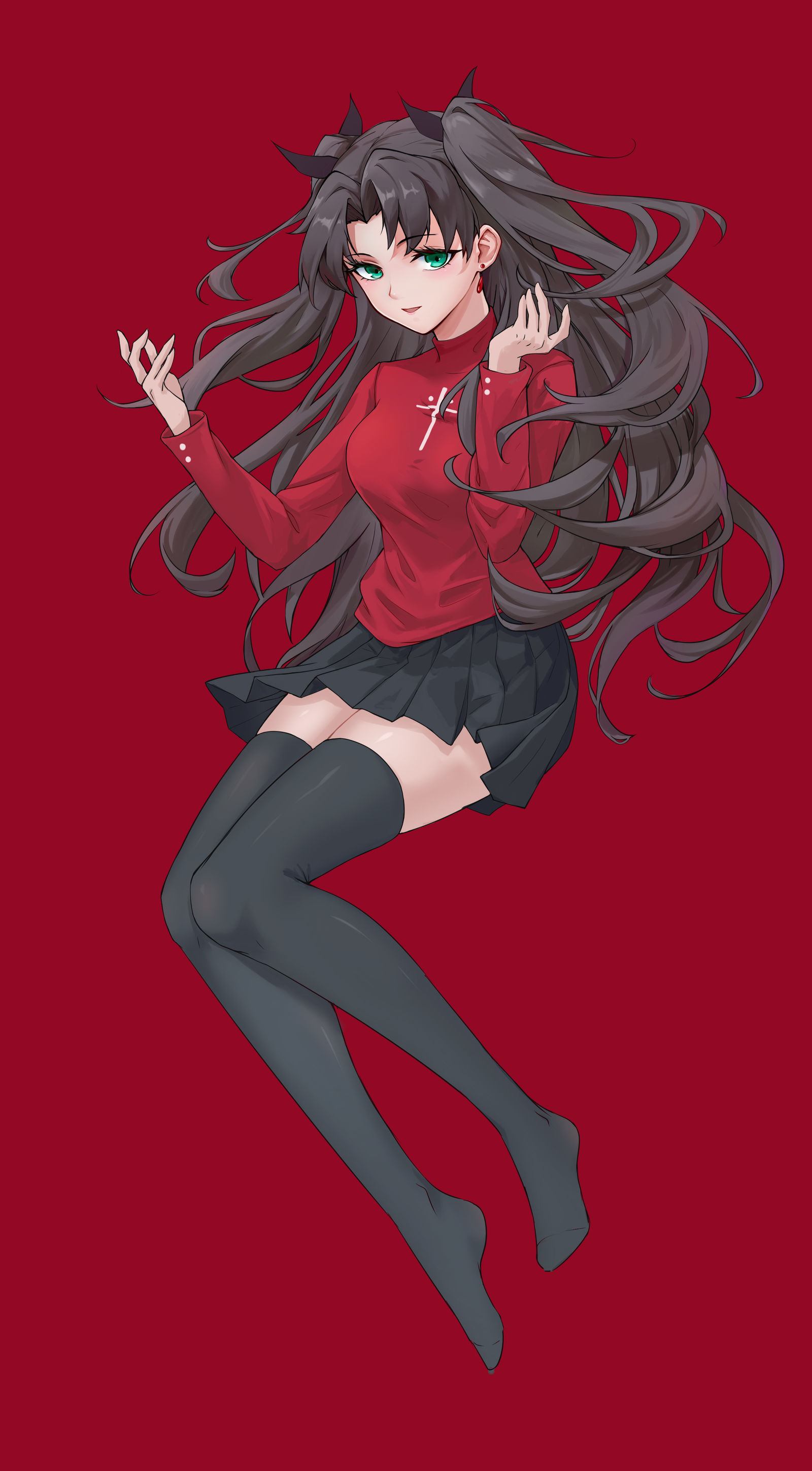 远坂凛插画图片壁纸