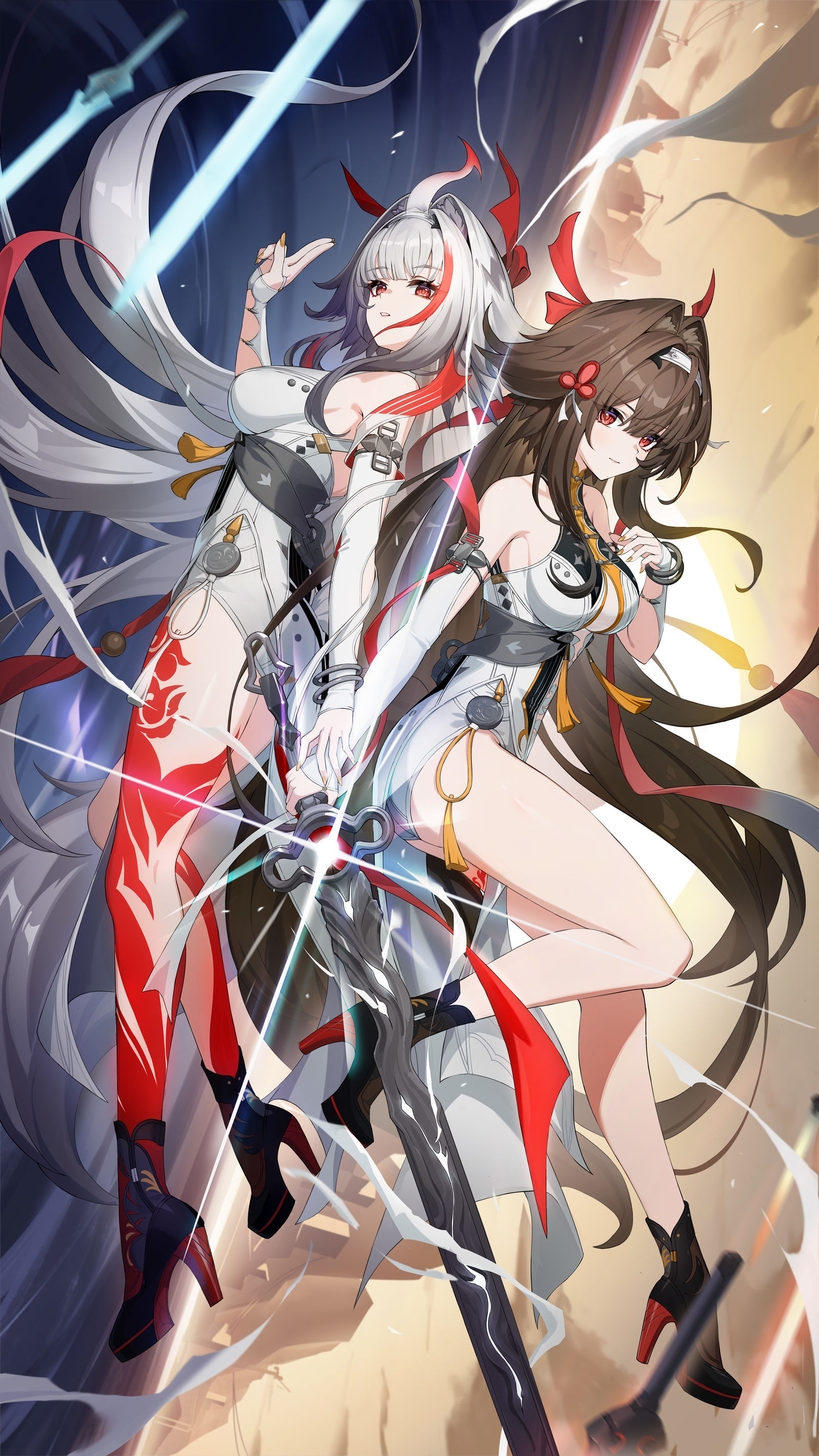 你是要只白色的师姐还是这只黑色的师姐插画图片壁纸