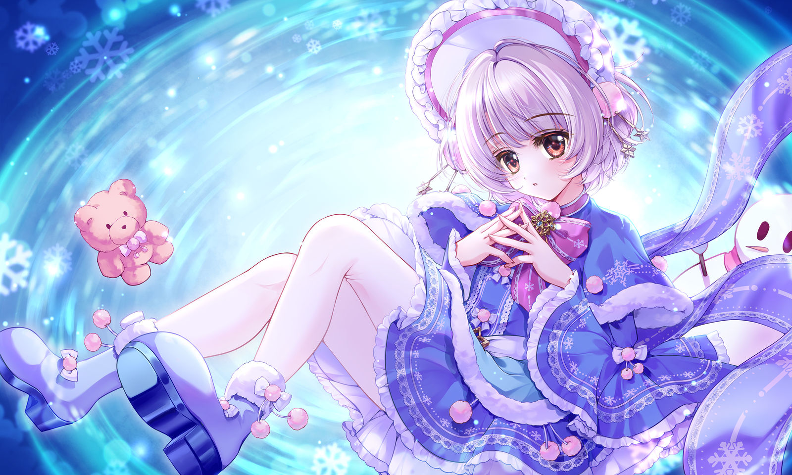 Vtuber 雨衣插画图片壁纸