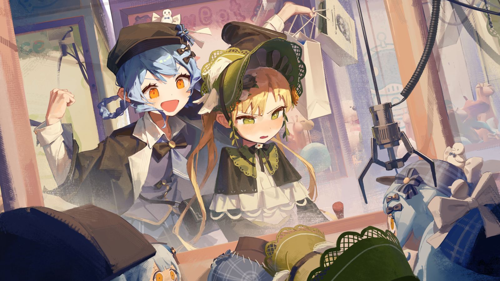 橘シェリーさんと遠野ハンナさん插画图片壁纸